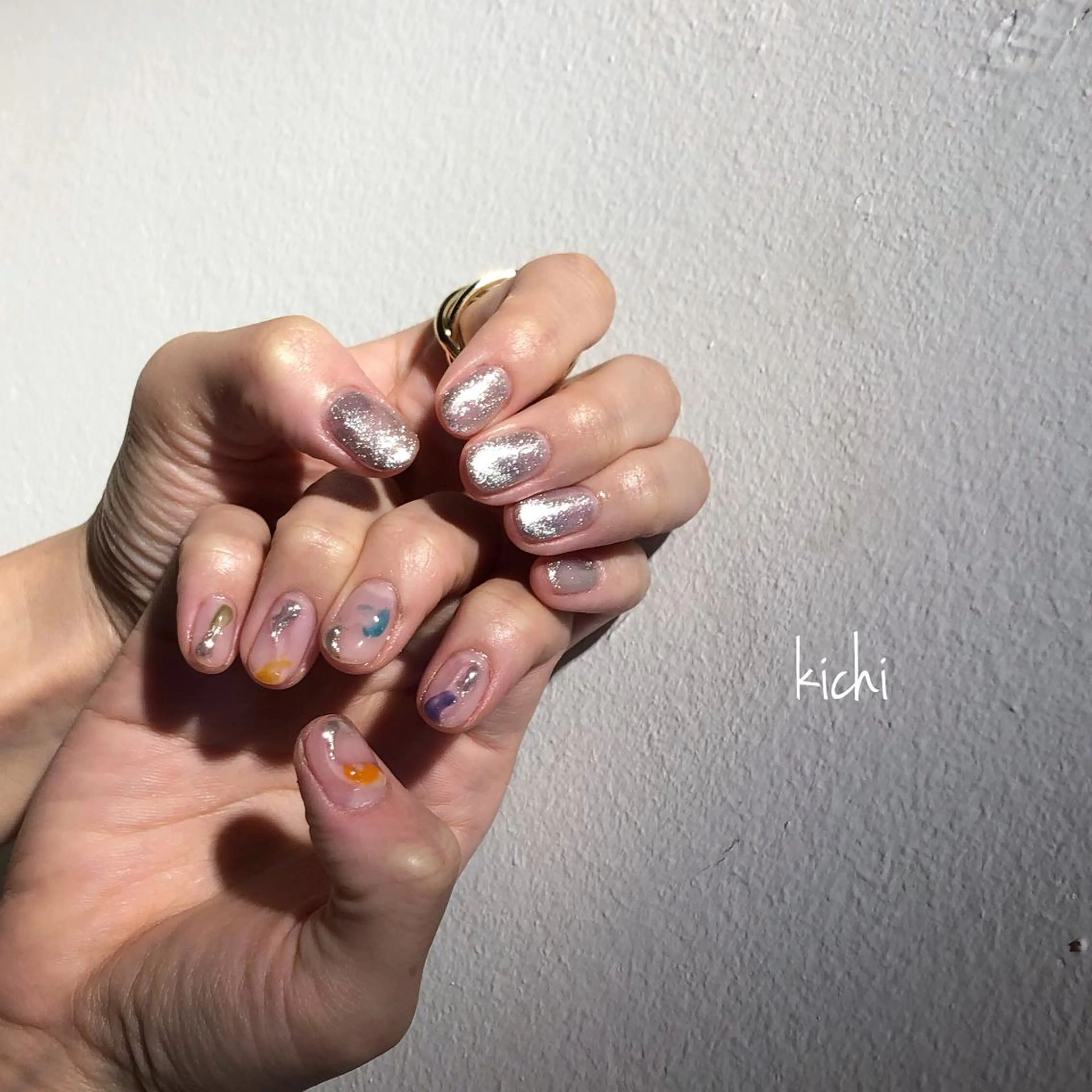 ネイル ハンドネイル フットネイル kichi･: *のネイルデザイン