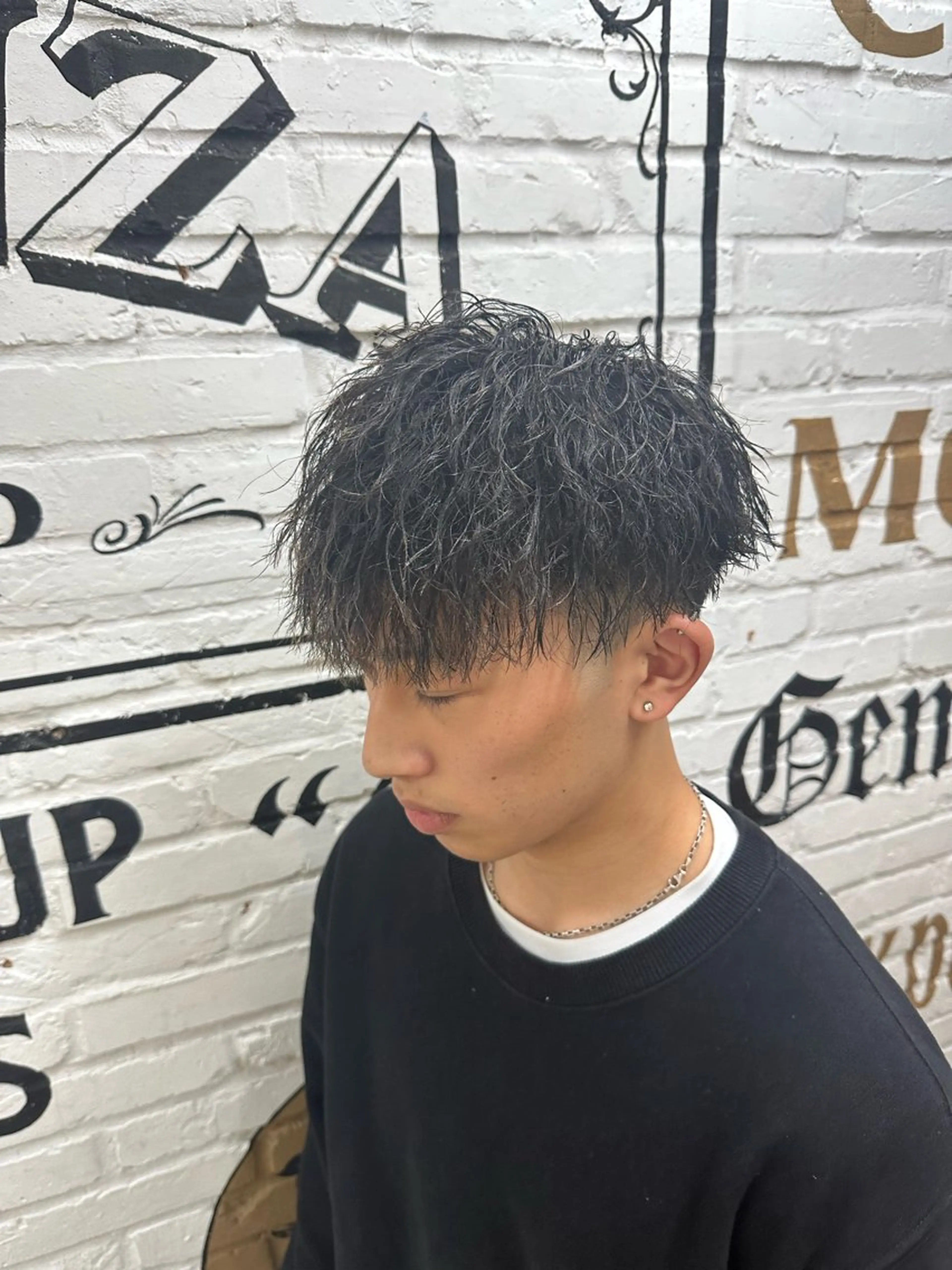 ショート パーマ 菅原 大空のヘアスタイル