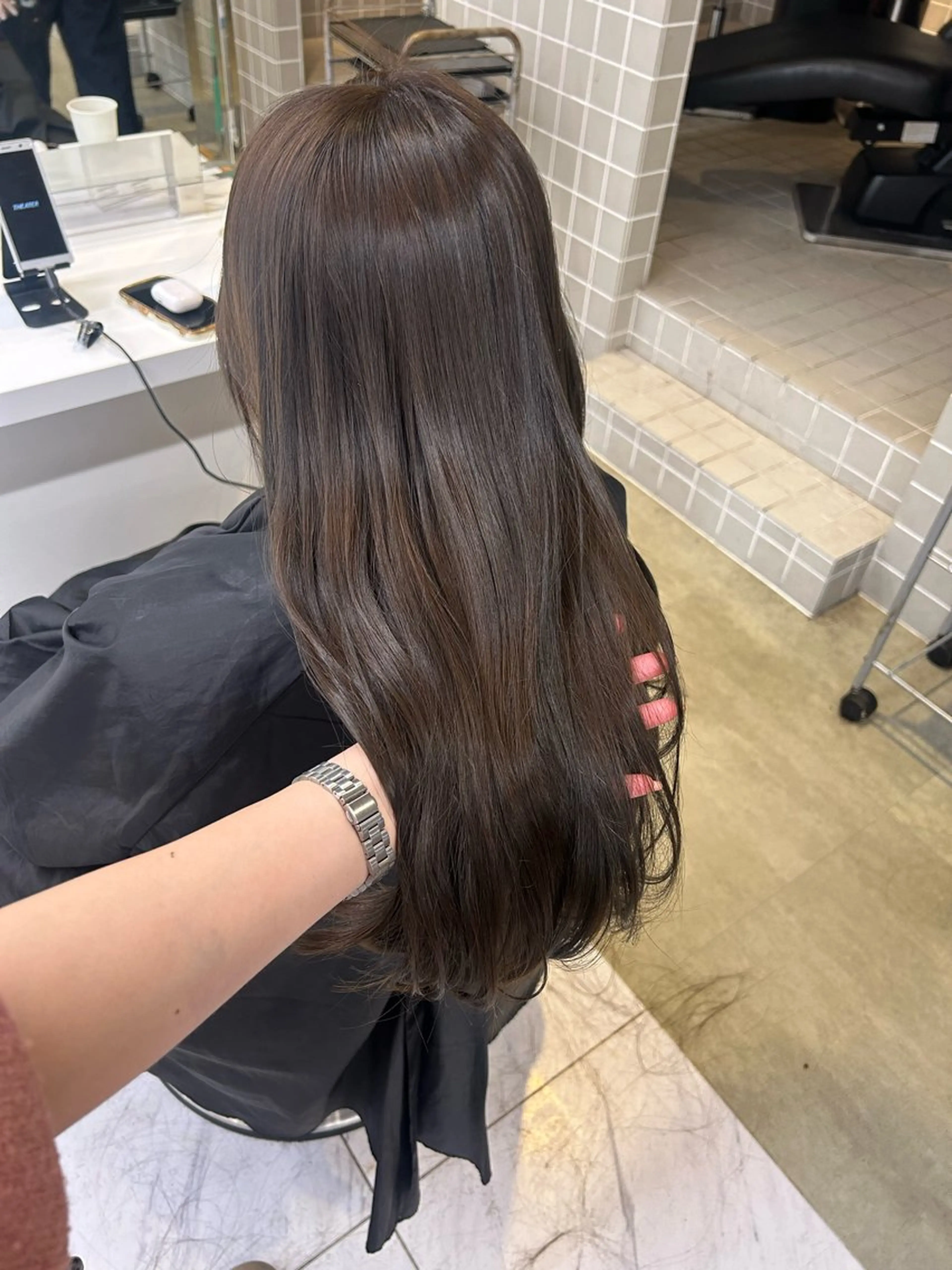 カラー 透明感ベージュ🤎 ナチュラルレイヤーのヘアスタイル