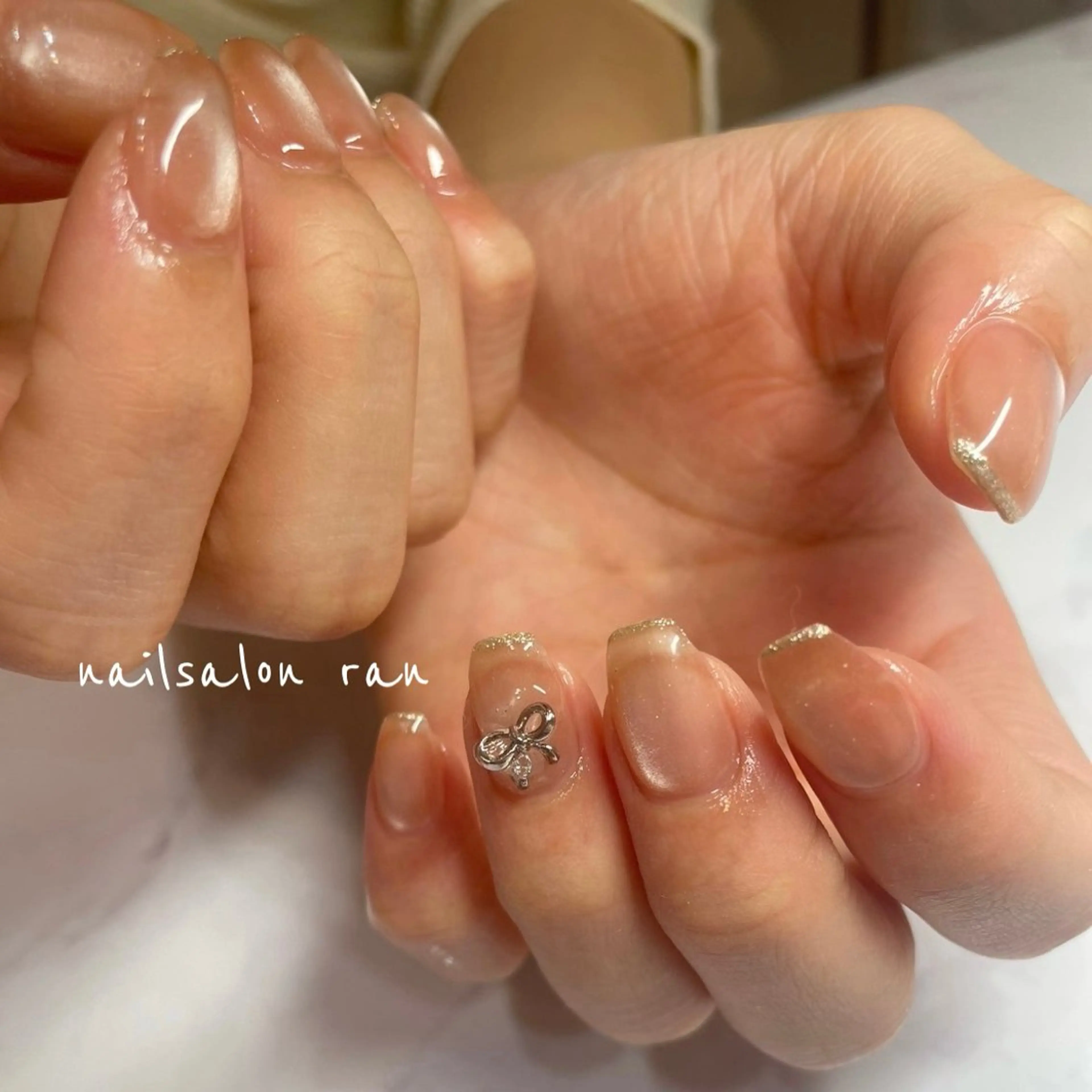 ネイル マグネットネイル ハンドネイル ハンドケア nailsalon ranのネイルデザイン