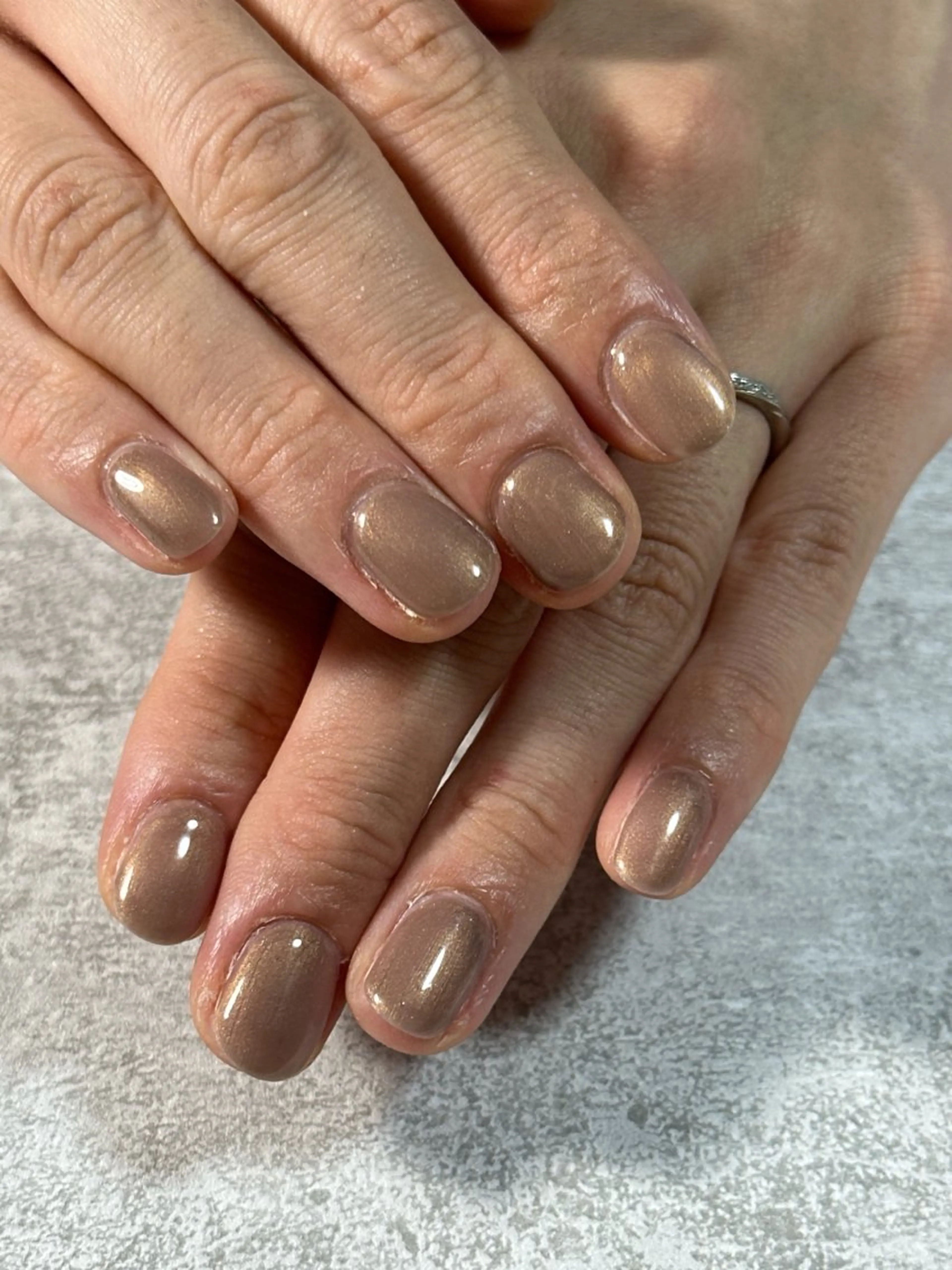 ネイル オーロラネイル ブルー フットネイル フレンチネイル ジェルネイル kiki nail たまプラーザのネイルデザイン