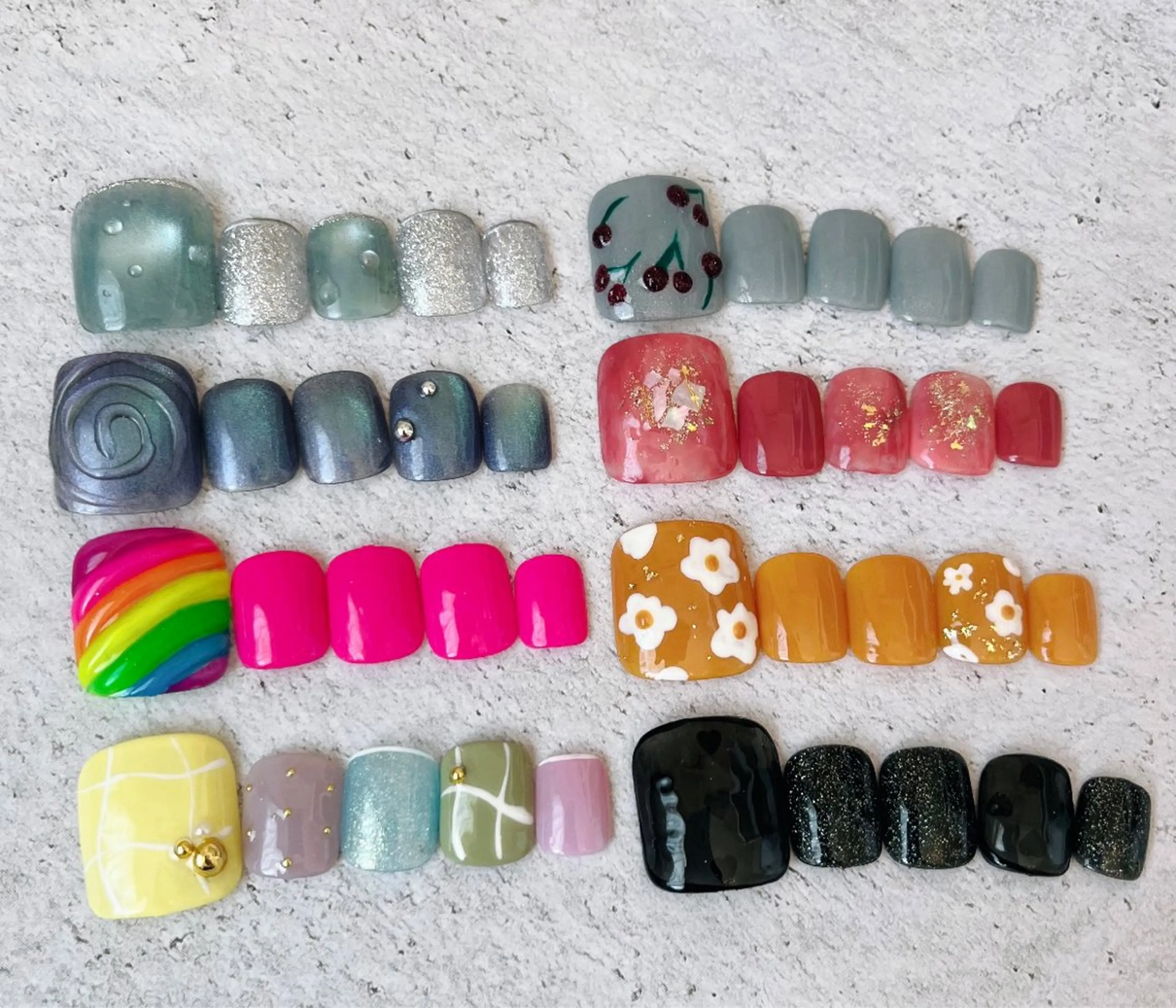 ネイル フットネイル フットネイル HazeGrass NAILのネイルデザイン