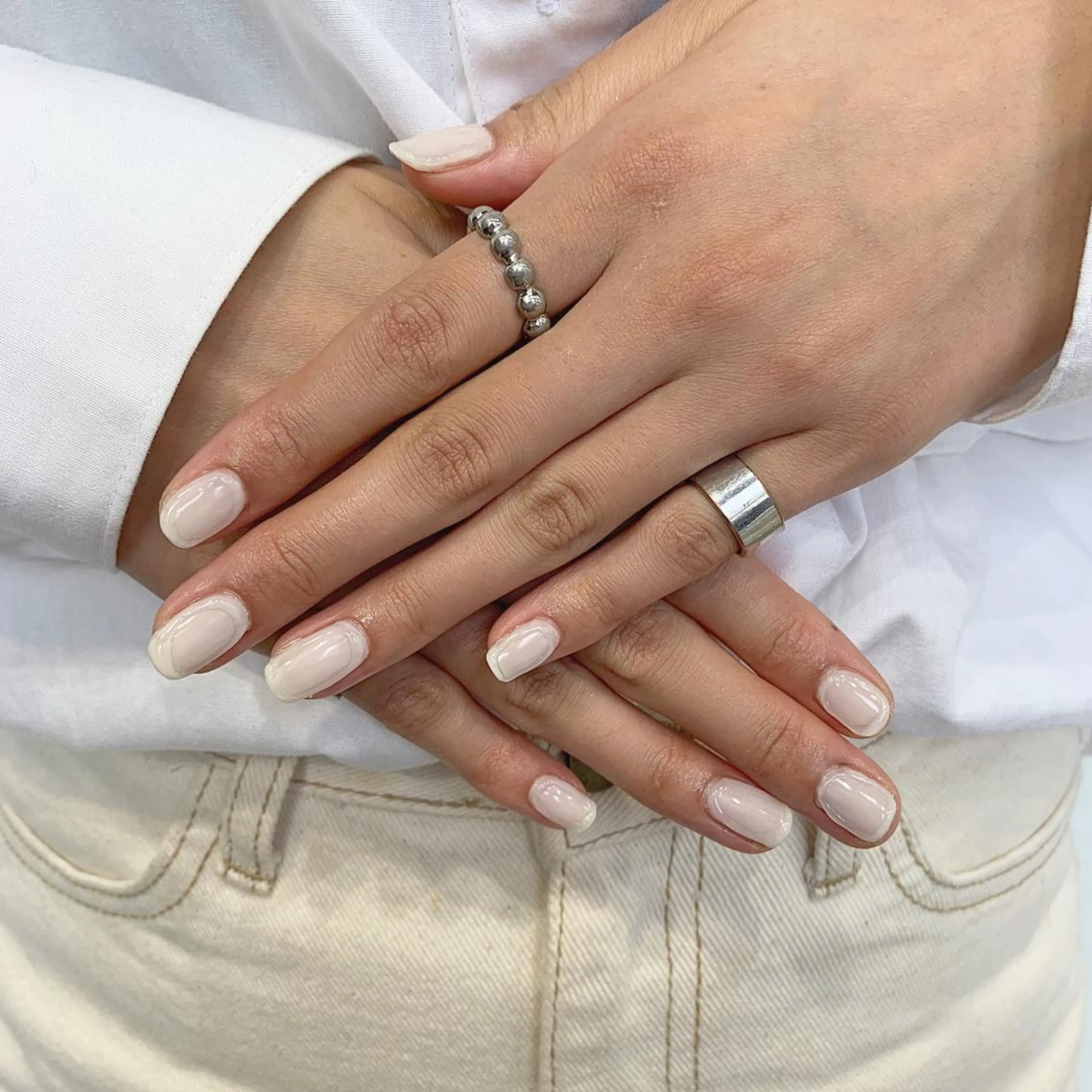 ネイル シンプルネイル ハンドネイル 韓国ヘア🦋 MIYUのヘアスタイル