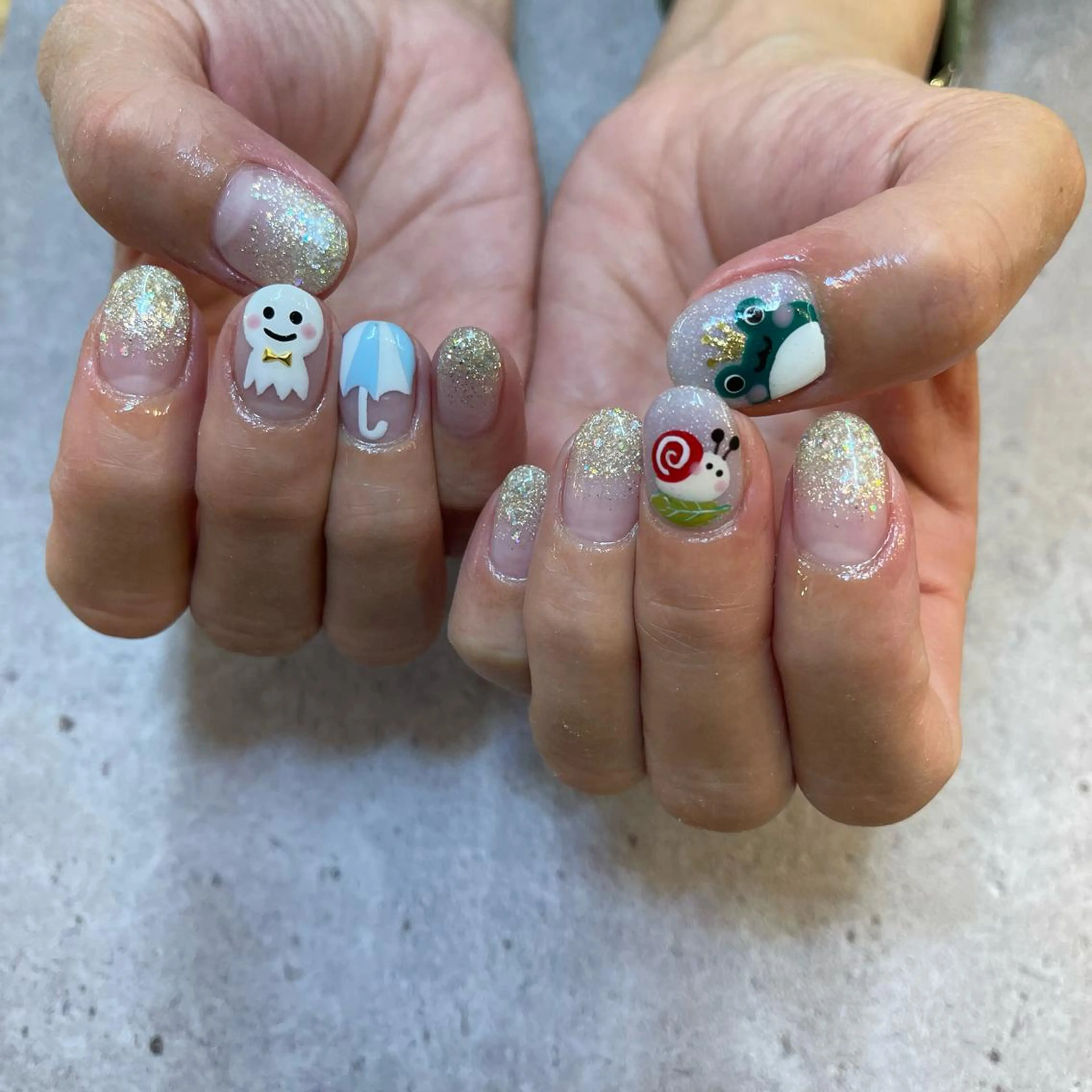 ネイル 持ち込み ハンドネイル NAIL Alaia 𓇼のネイルデザイン