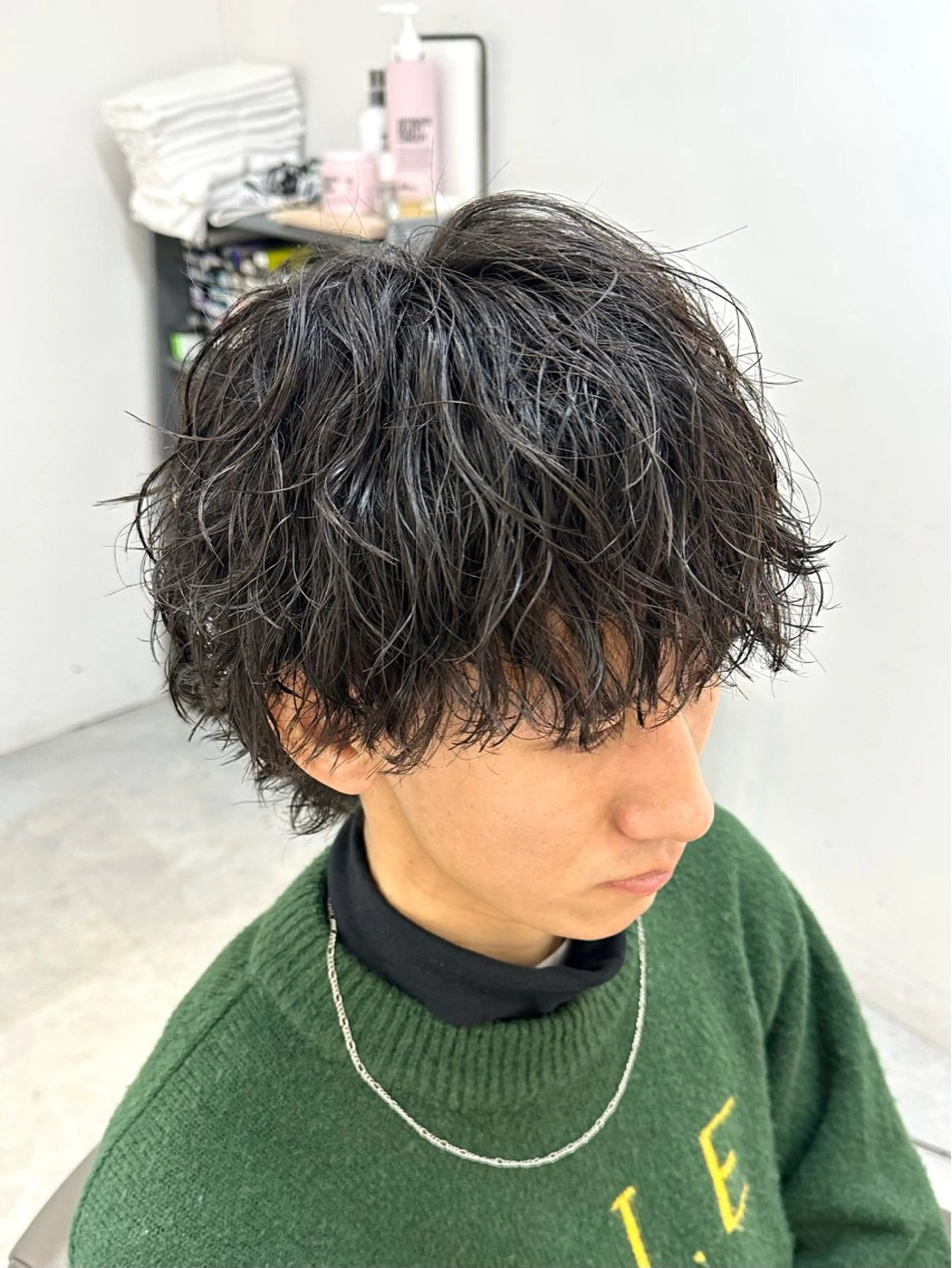 ショート パーマ メンズ カット パーマ 渋谷/メンズ専門 美容師🍚ふみやのヘアスタイル