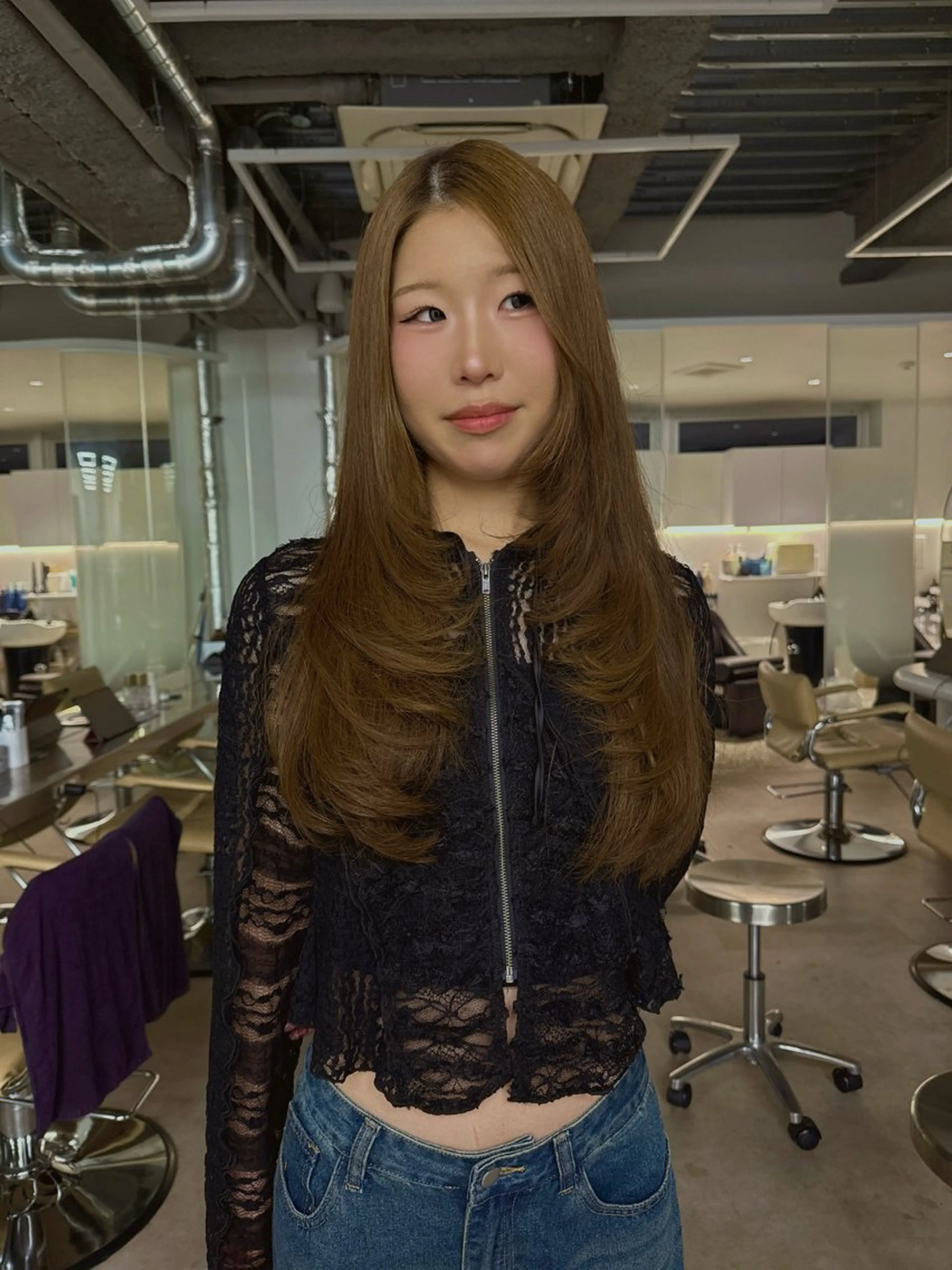 ロング モデル募集中🪽🫧 Rioのヘアスタイル