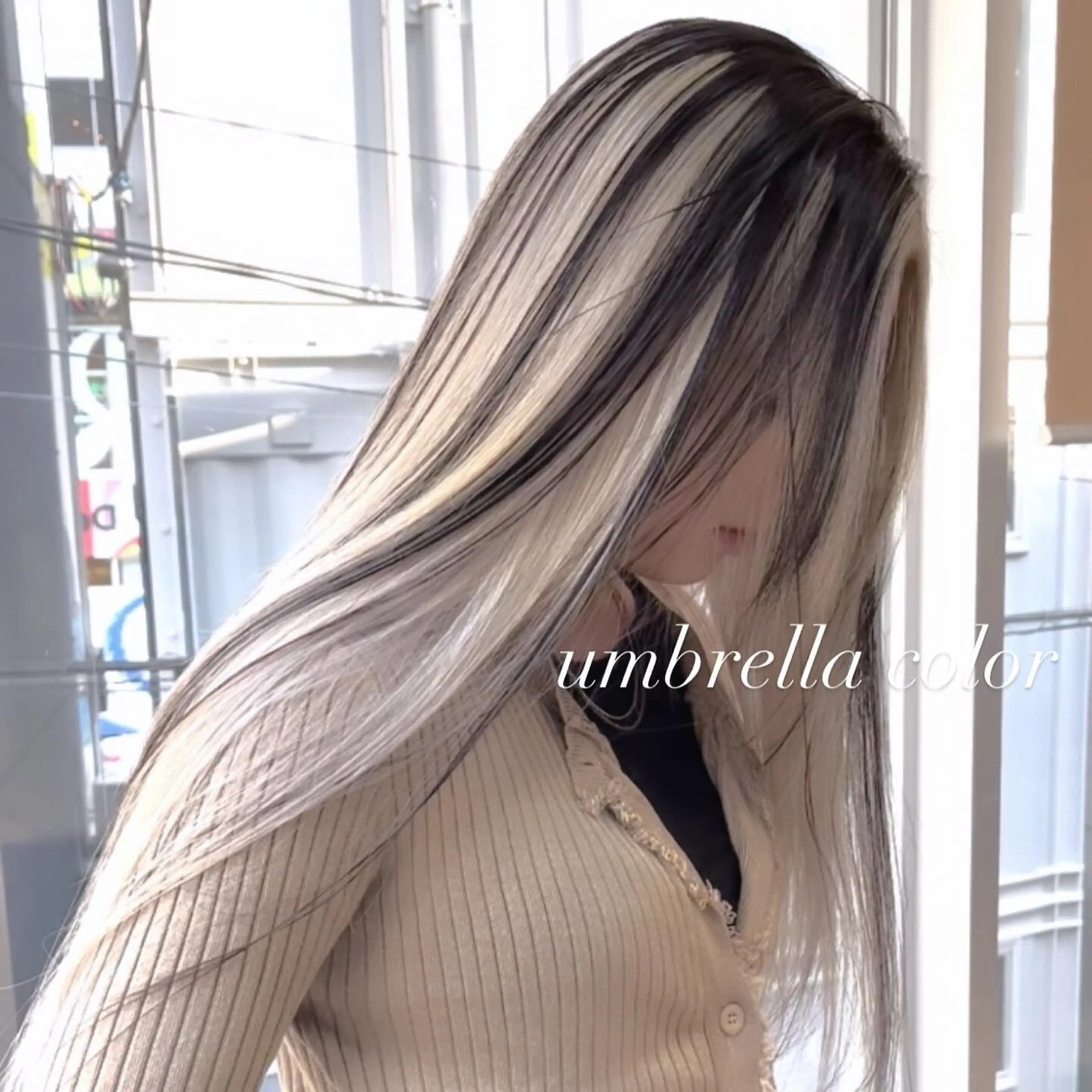 ロング カラー カット ヘアカラー トリートメント ヘアセット 💜ハイトーン💛 マジカルかいちゃんのヘアスタイル