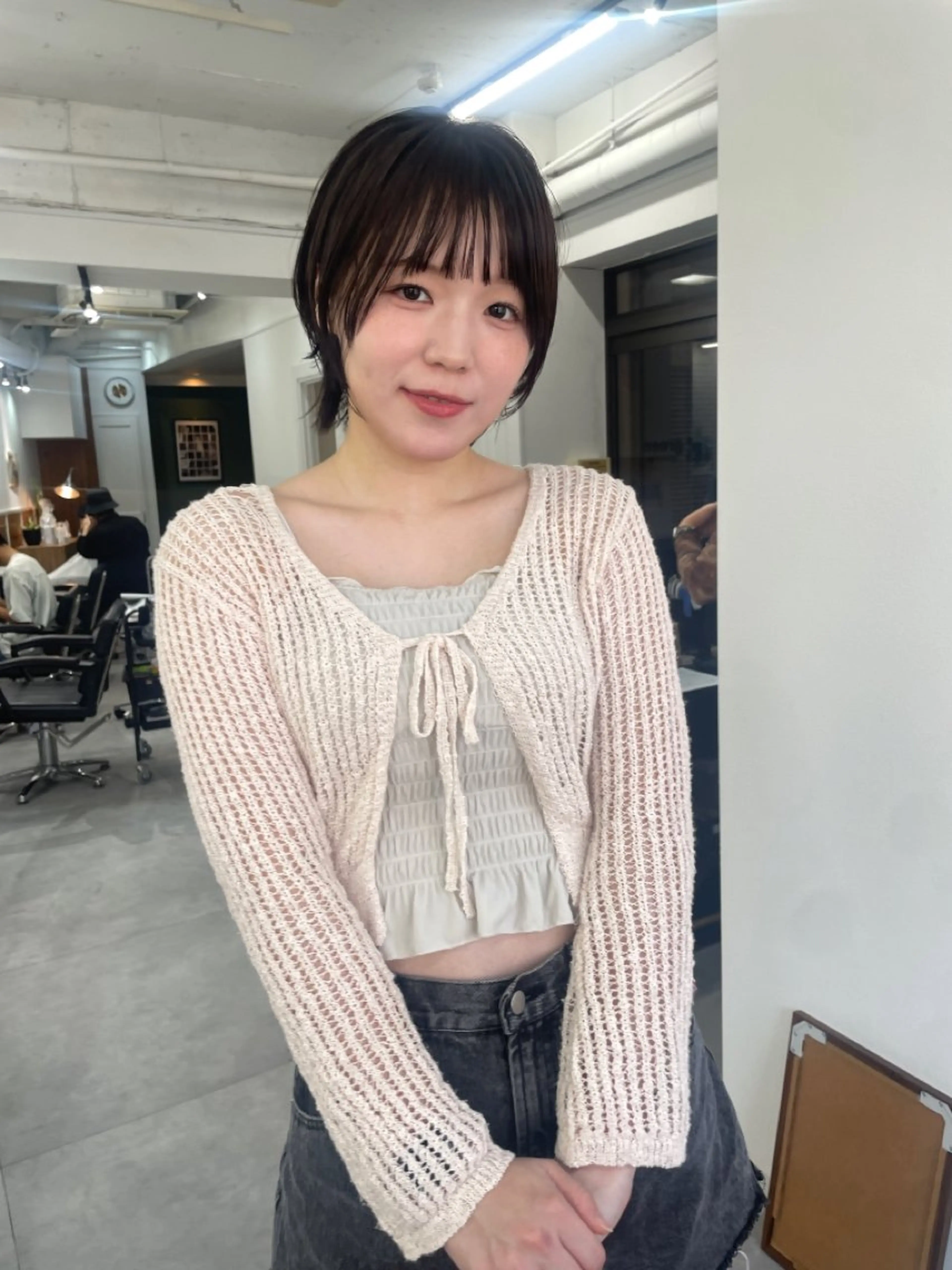 ショート カラー カット ヘアカラー トリートメント レイヤー/似合わせ TAKUYAのヘアスタイル