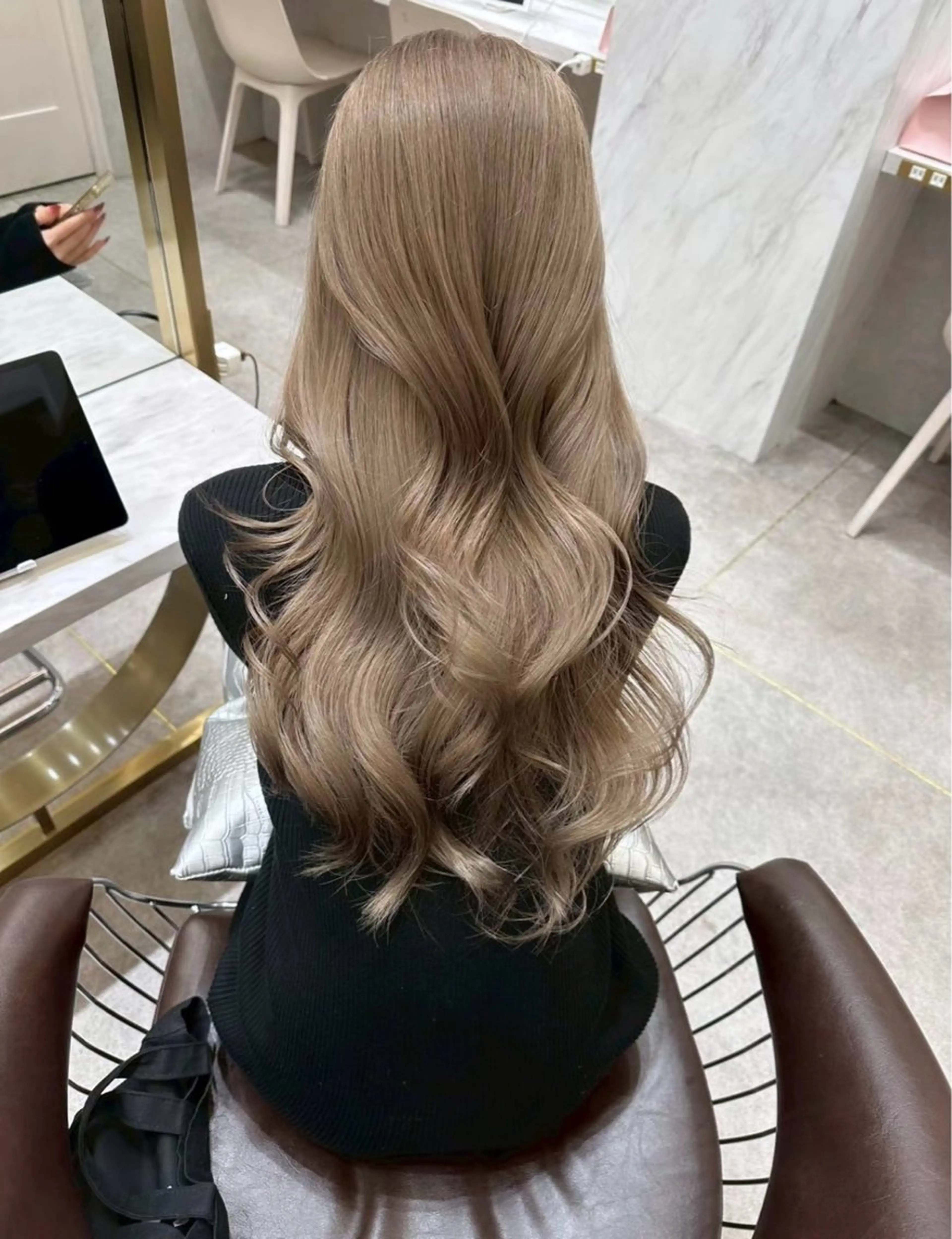 ミディアム ヘアカラー トリートメント 🎀似合わせカット/ 透明感カラー/翼🎀のヘアスタイル