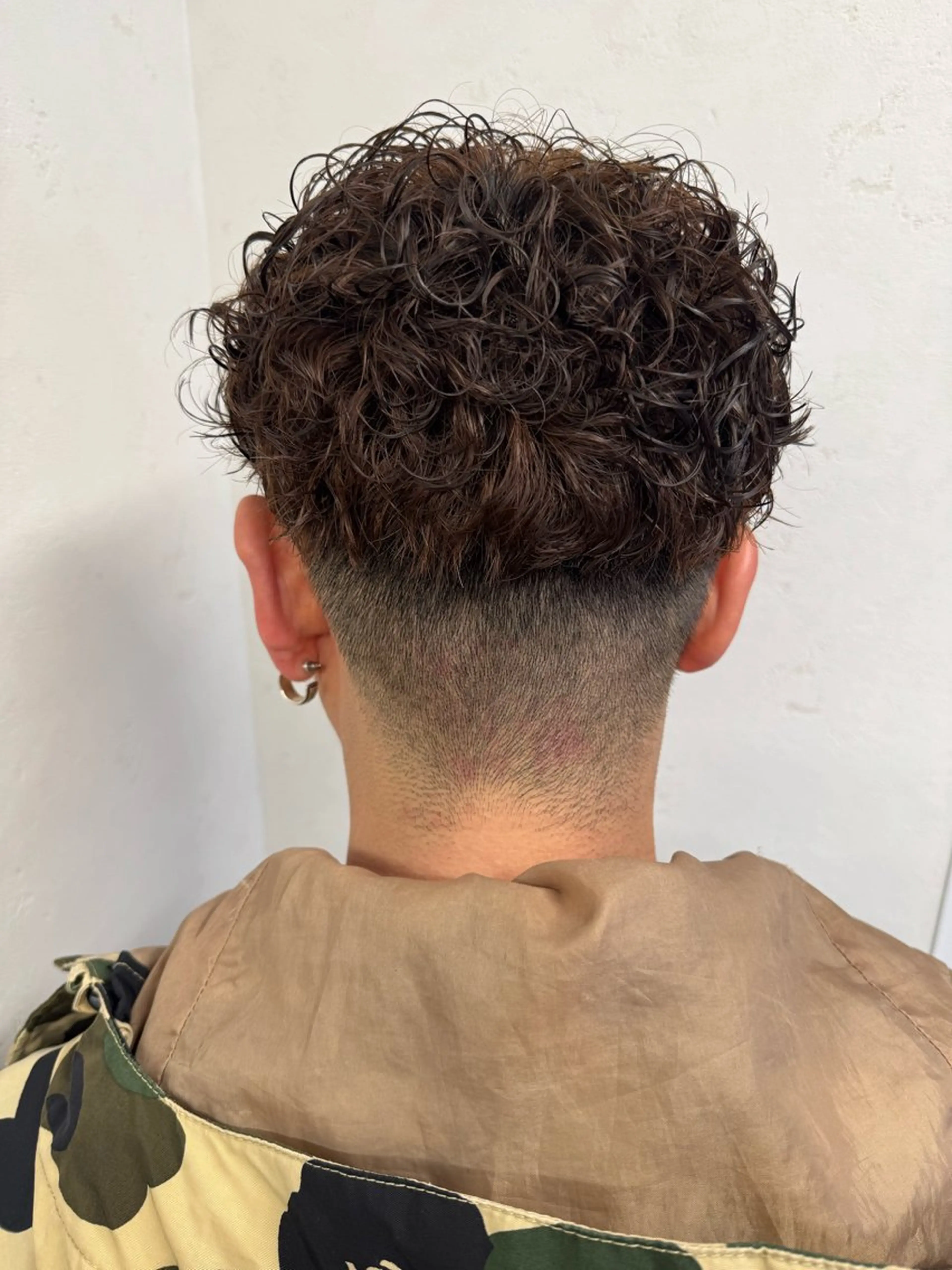 ショート パーマ メンズ カット パーマ トリートメント パーマ/ハイトーン /吉田眞のヘアスタイル