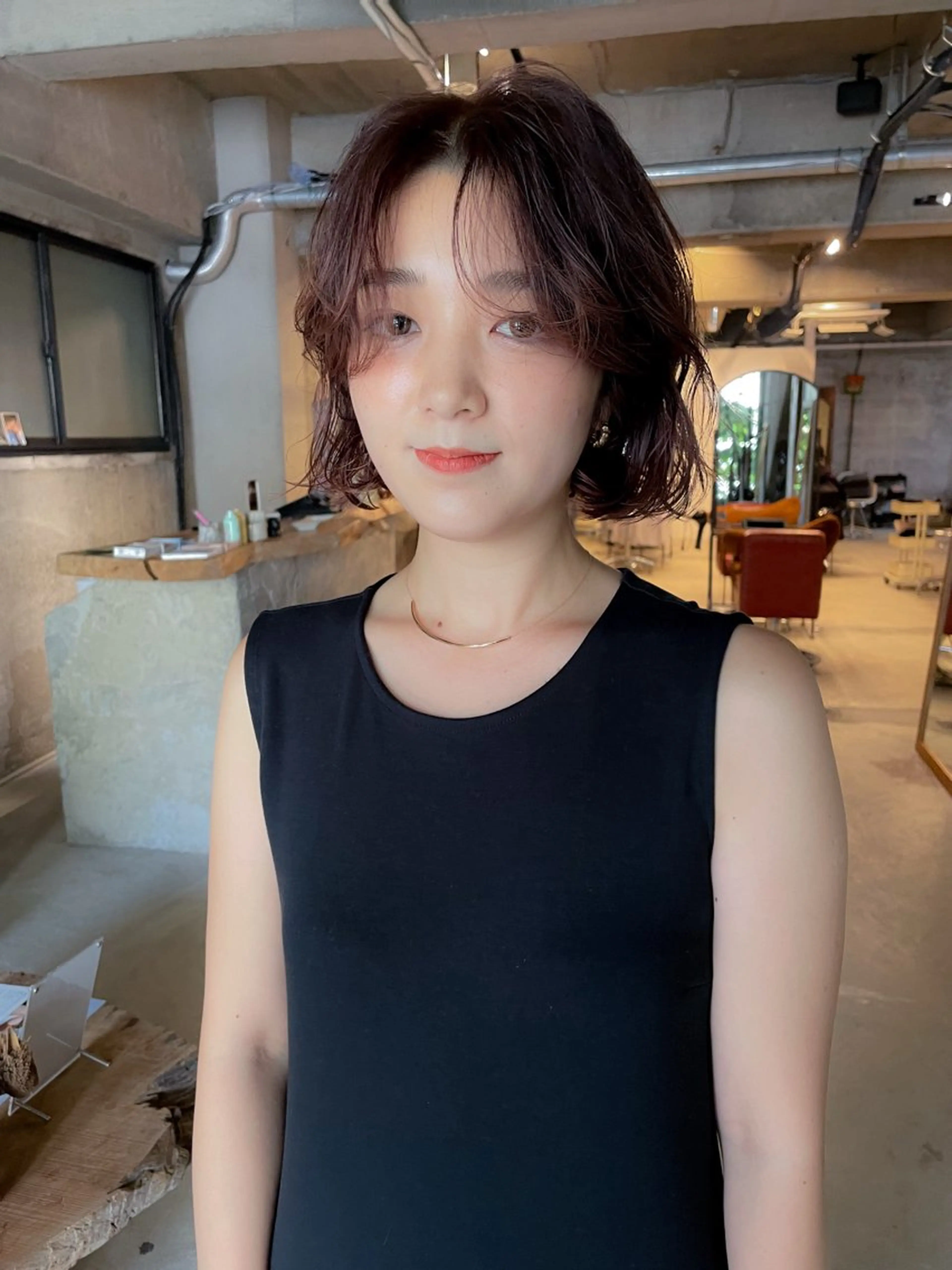 ショート パーマ パーマ/レイヤー 岩山丈一郎のヘアスタイル