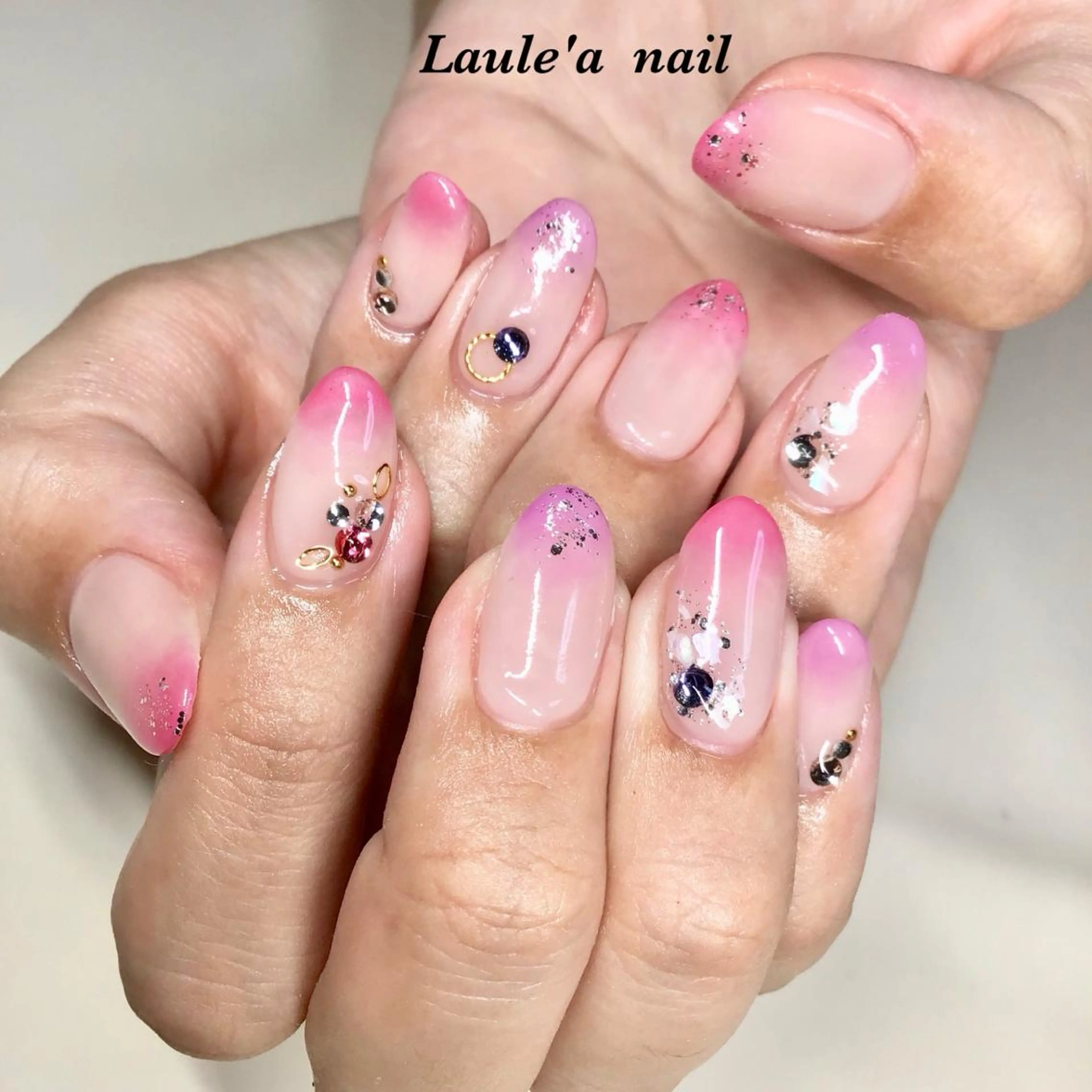 ロング ネイル 福田 加奈のネイルデザイン