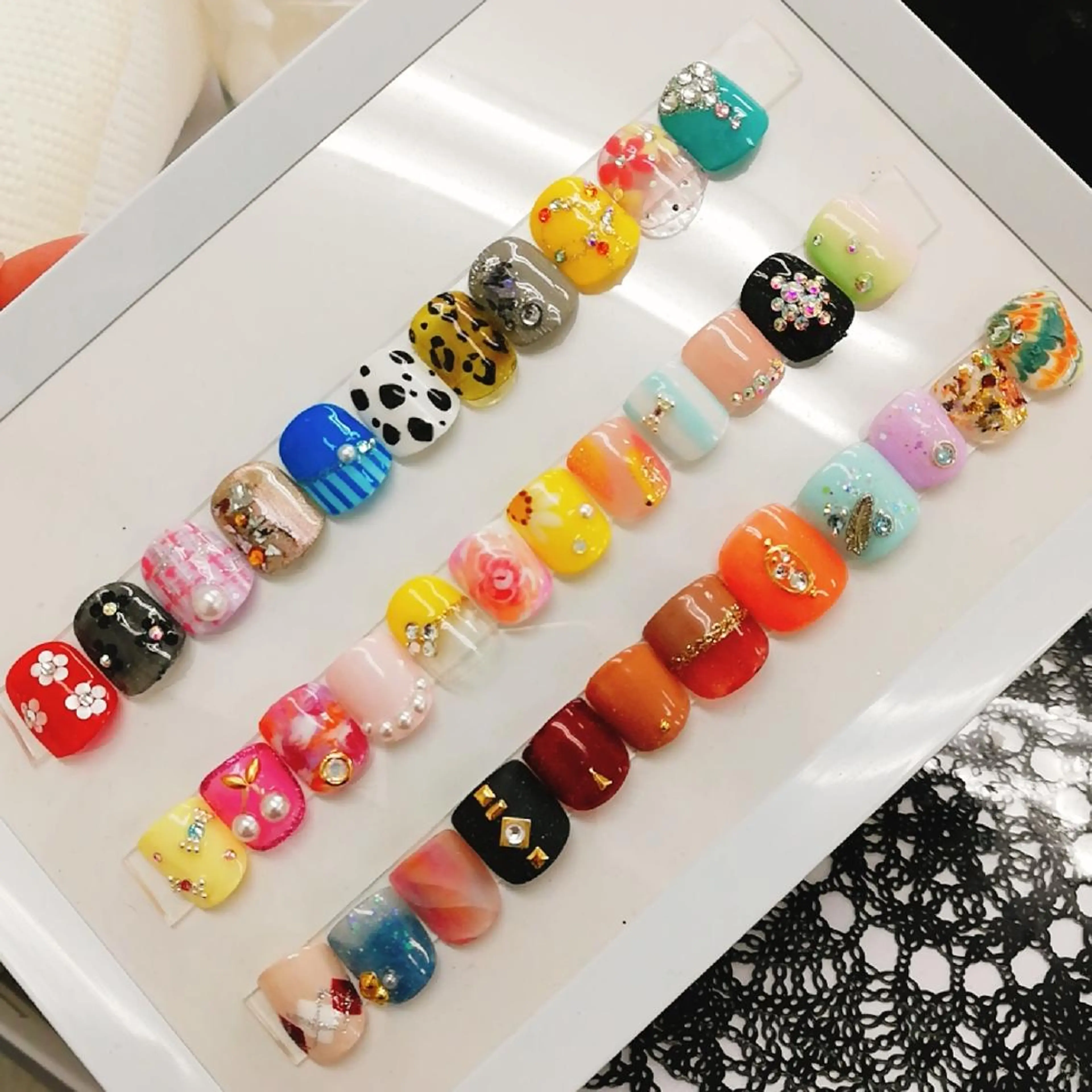 [オフ込み]フットジェルアート２本付きの写真