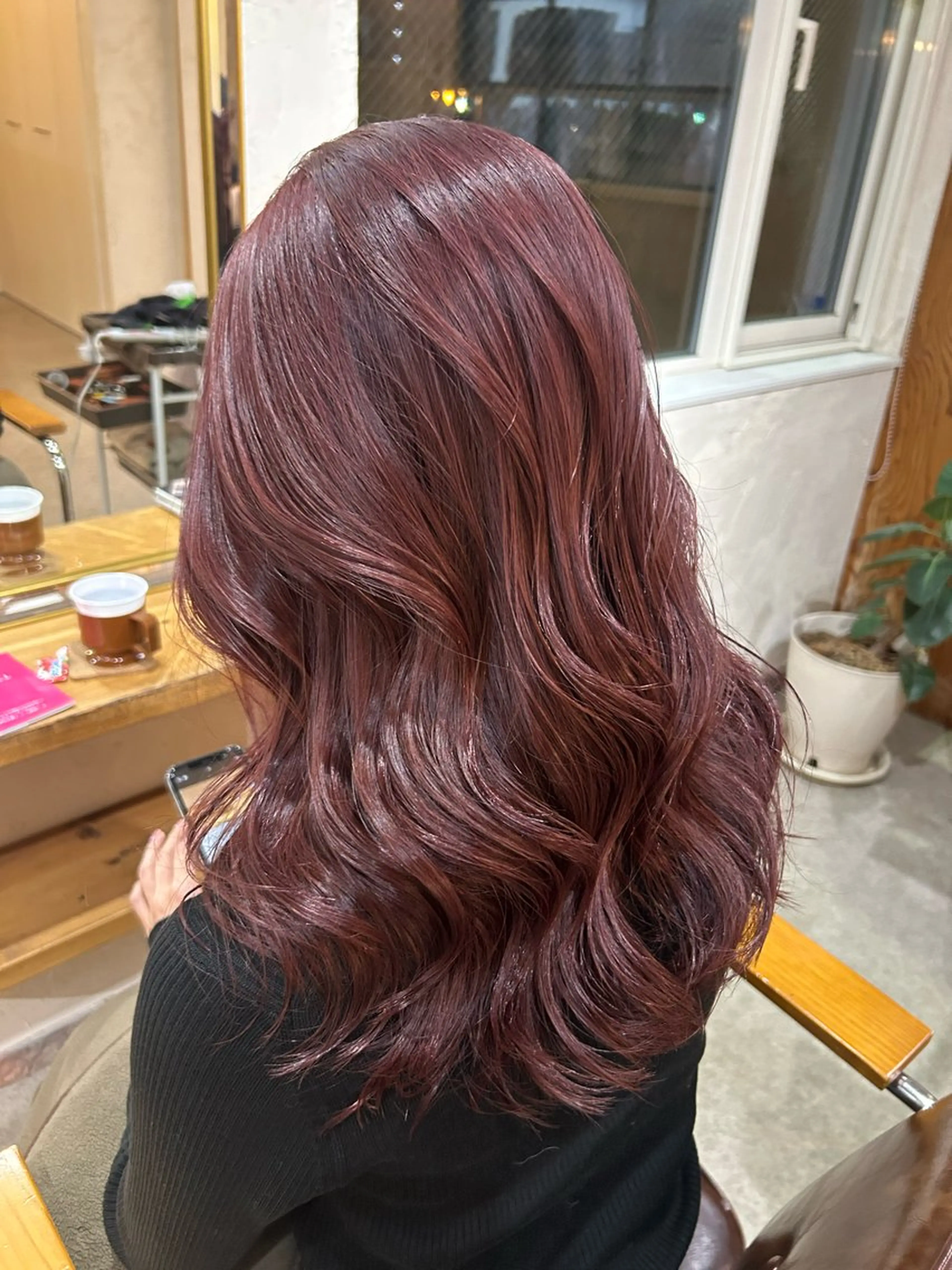 暗髪でも透明感👌🪽最新🌟イルミナWカラー💪🏻💞＋3000円でカット追加もできます！◎の写真