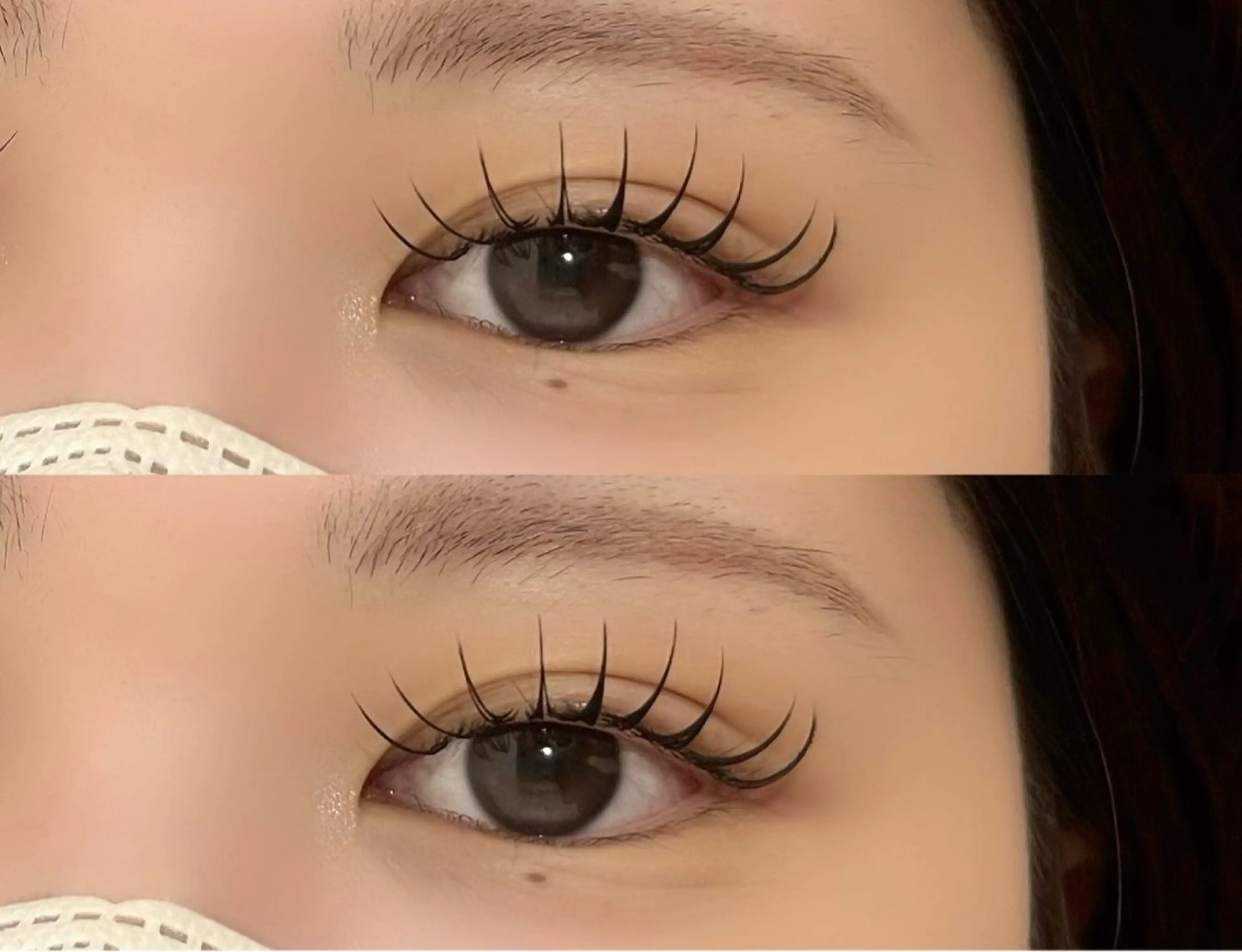 リフエク120本（LEDエクステ✖️まつ毛パーマ）の写真