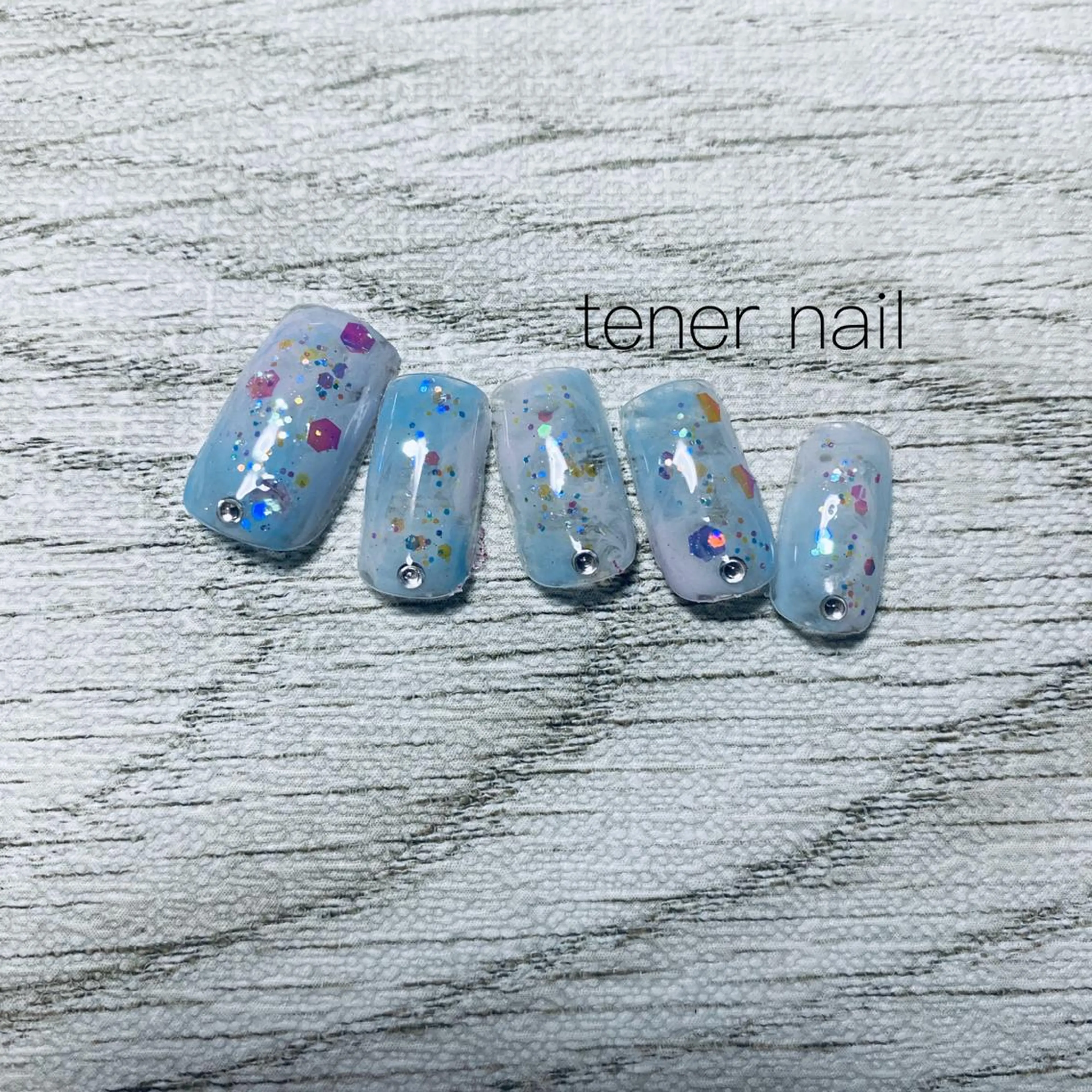 ネイル キラキラネイル ニュアンスネイル テネルネイル tener nailのネイルデザイン