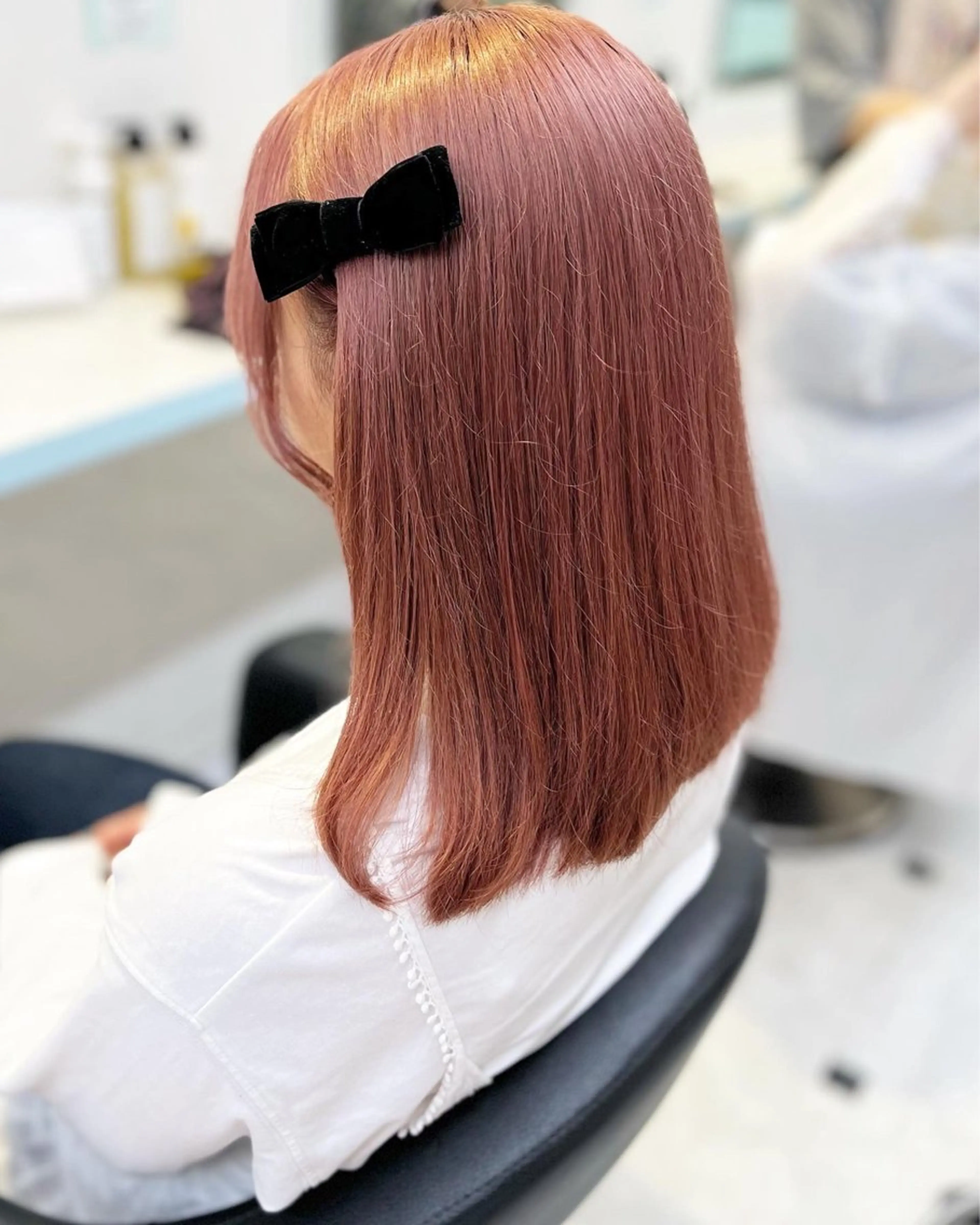 ミディアム カラー ヘアアレンジ 愛されカラー🩷 はるなのヘアスタイル