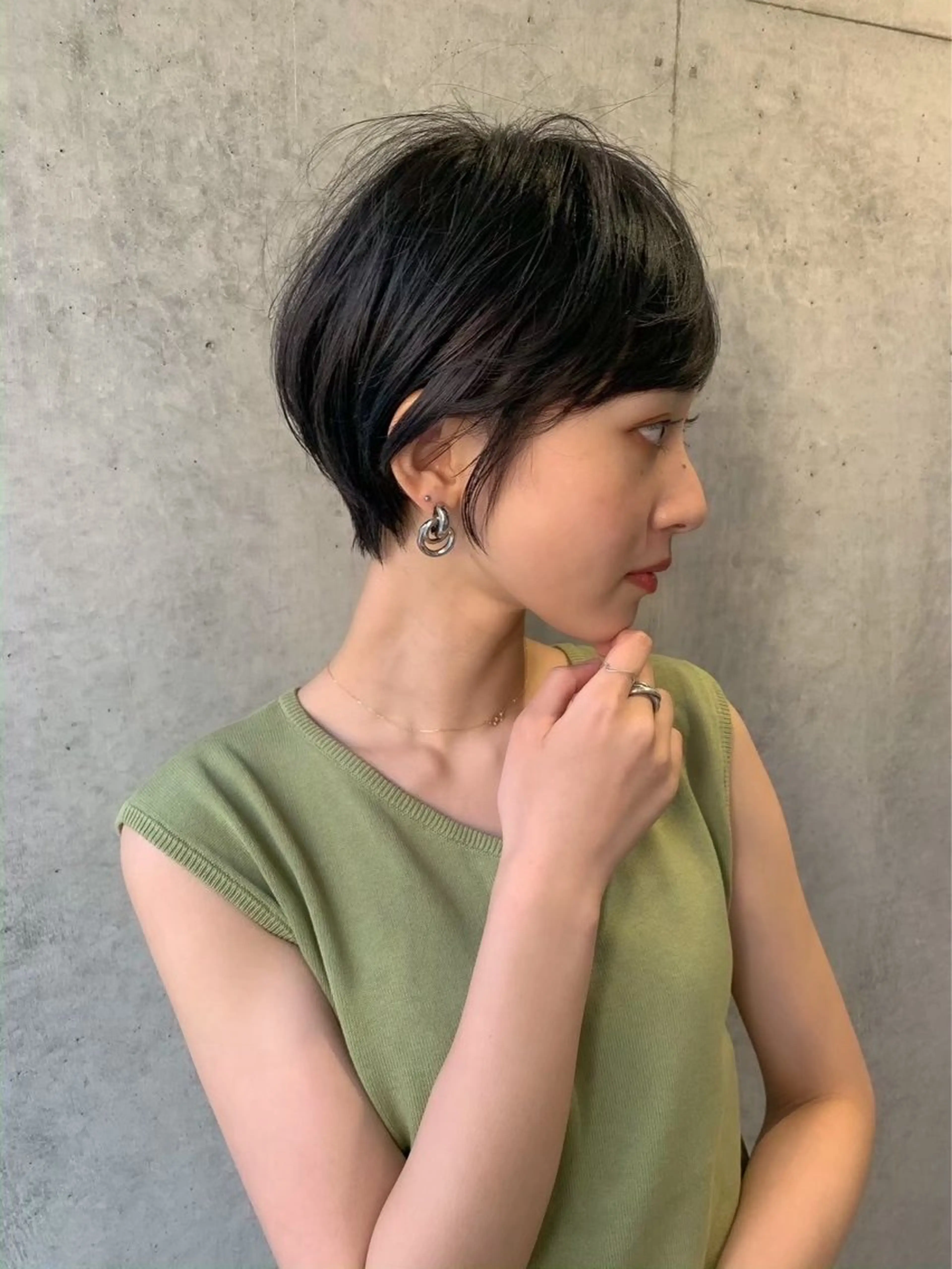 ショート カラー 似合わせボブ🌟 艶髪特化💗村松優斗のヘアスタイル