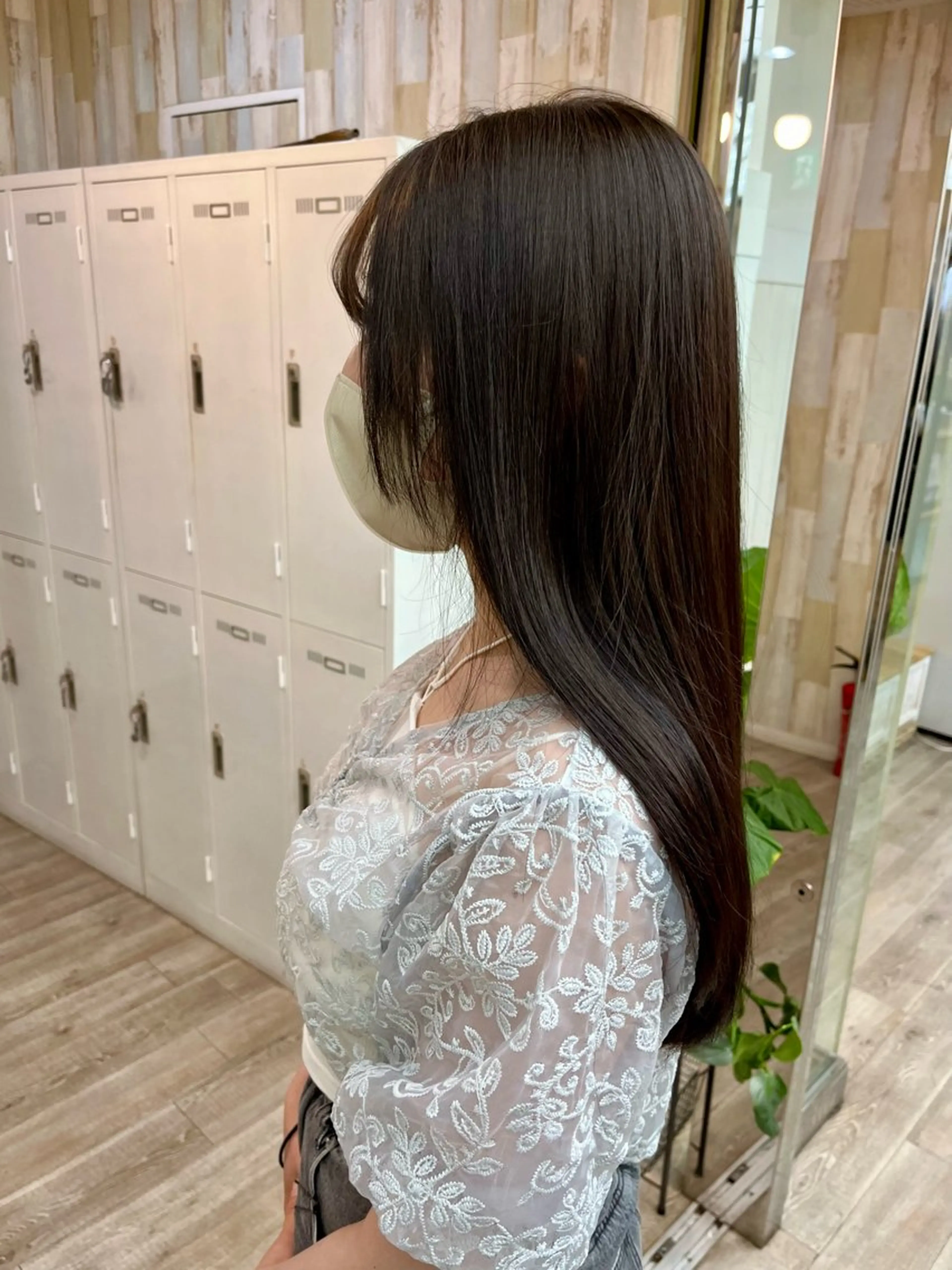 ロング RIKU⚡️毛流れ ヘア×眉ワックスのヘアスタイル