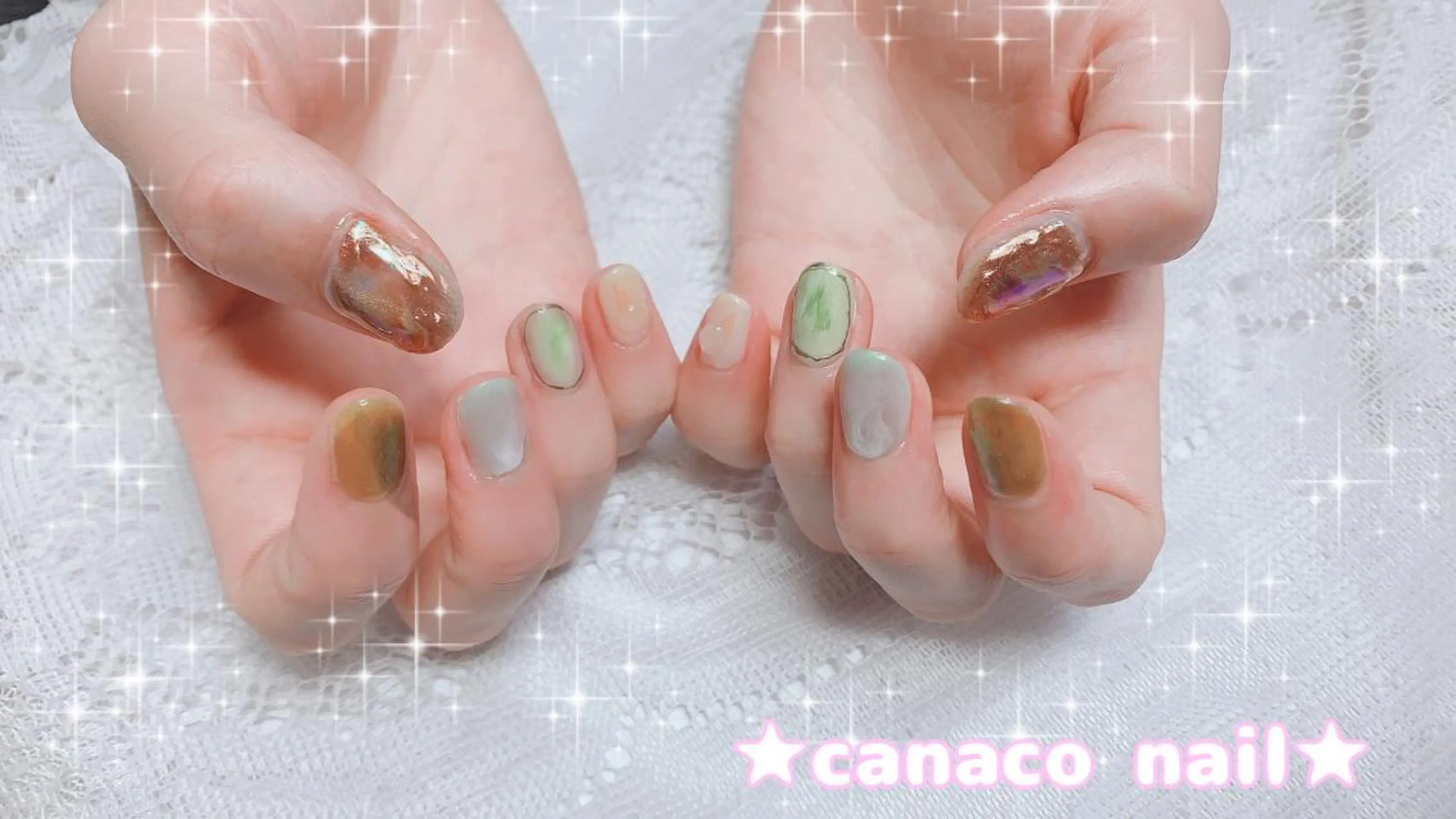 ネイル アートネイル ジェルネイル ニュアンスネイル オフィスネイル パラジェル ハンドネイル ハンドケア ベテランネイル cnc  nailのネイルデザイン