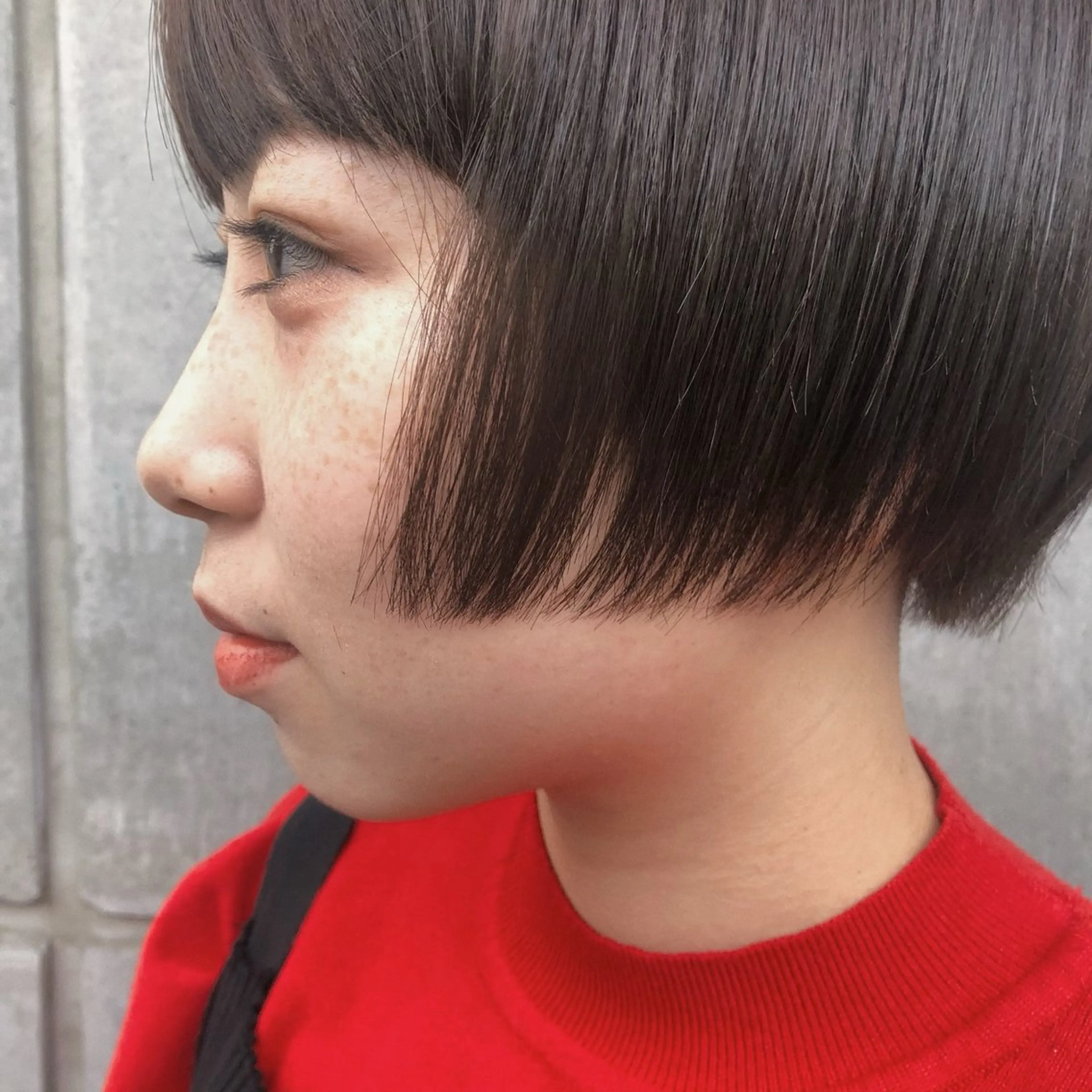 ショート カット トリートメント ボブ／レイヤー／艶 🦕risa  森下のヘアスタイル