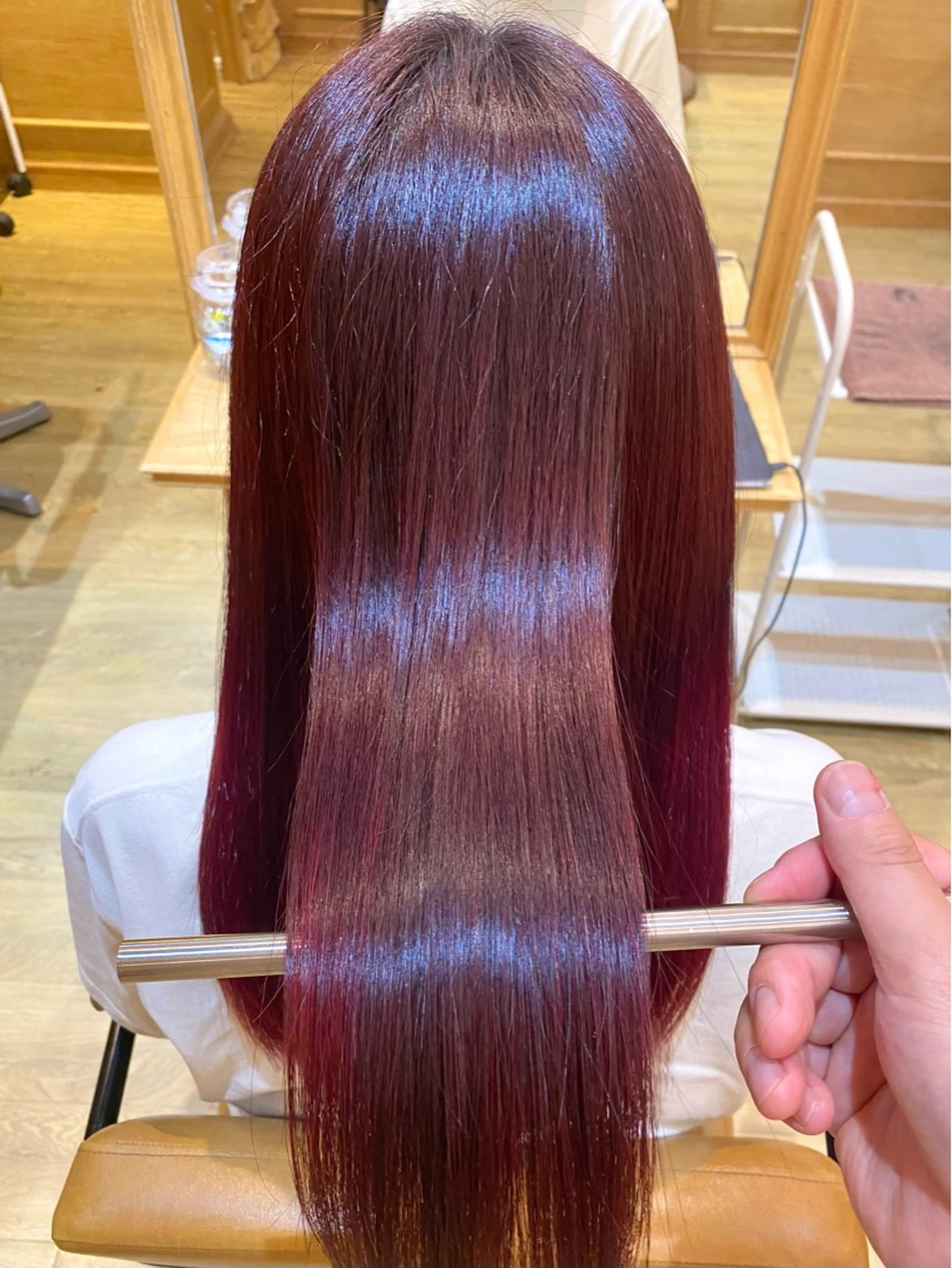 ロング カット ヘアカラー 千 田のヘアスタイル