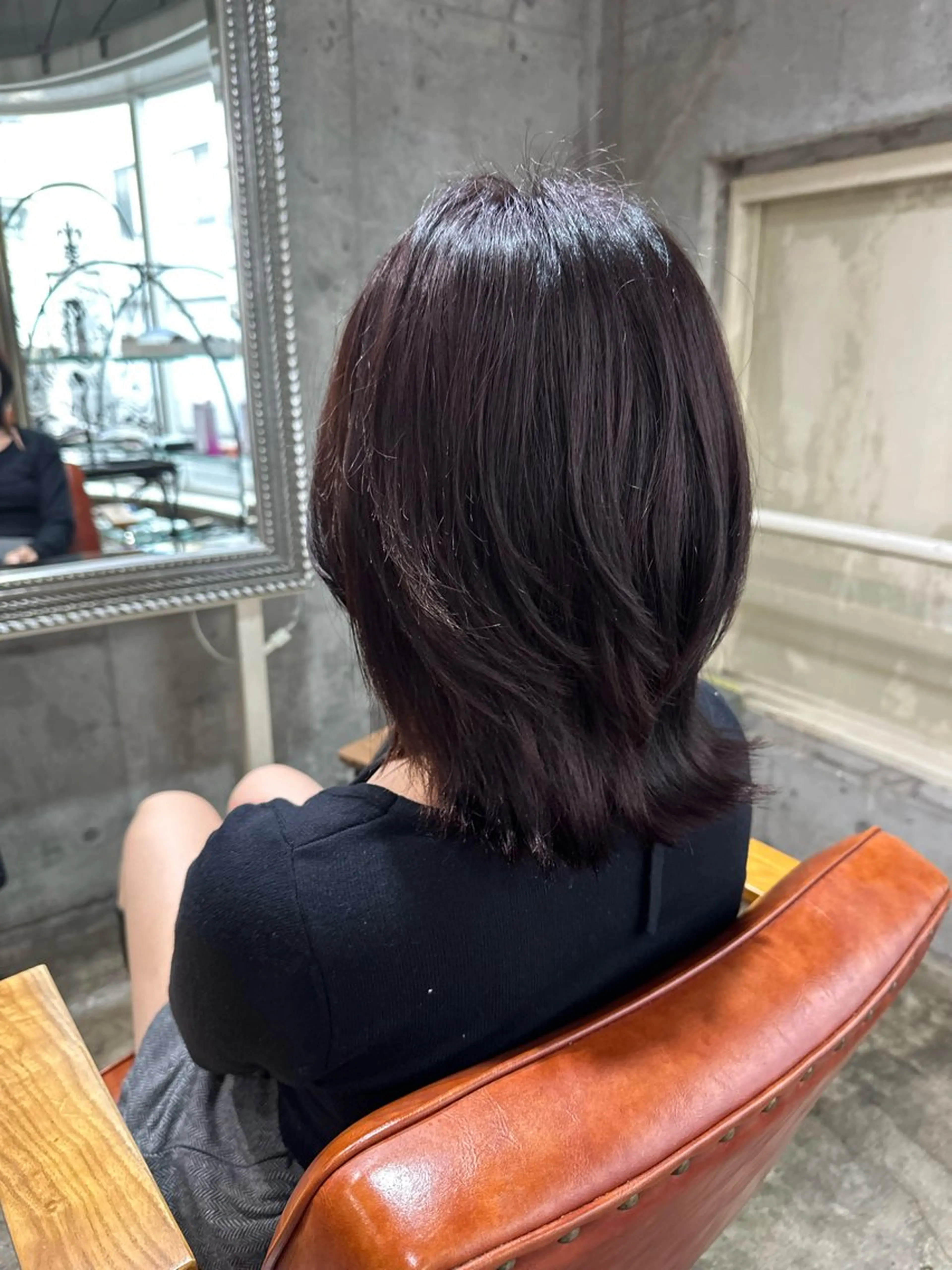 ミディアム 🔥コテ巻き風 ボブパーマ🔥のヘアスタイル