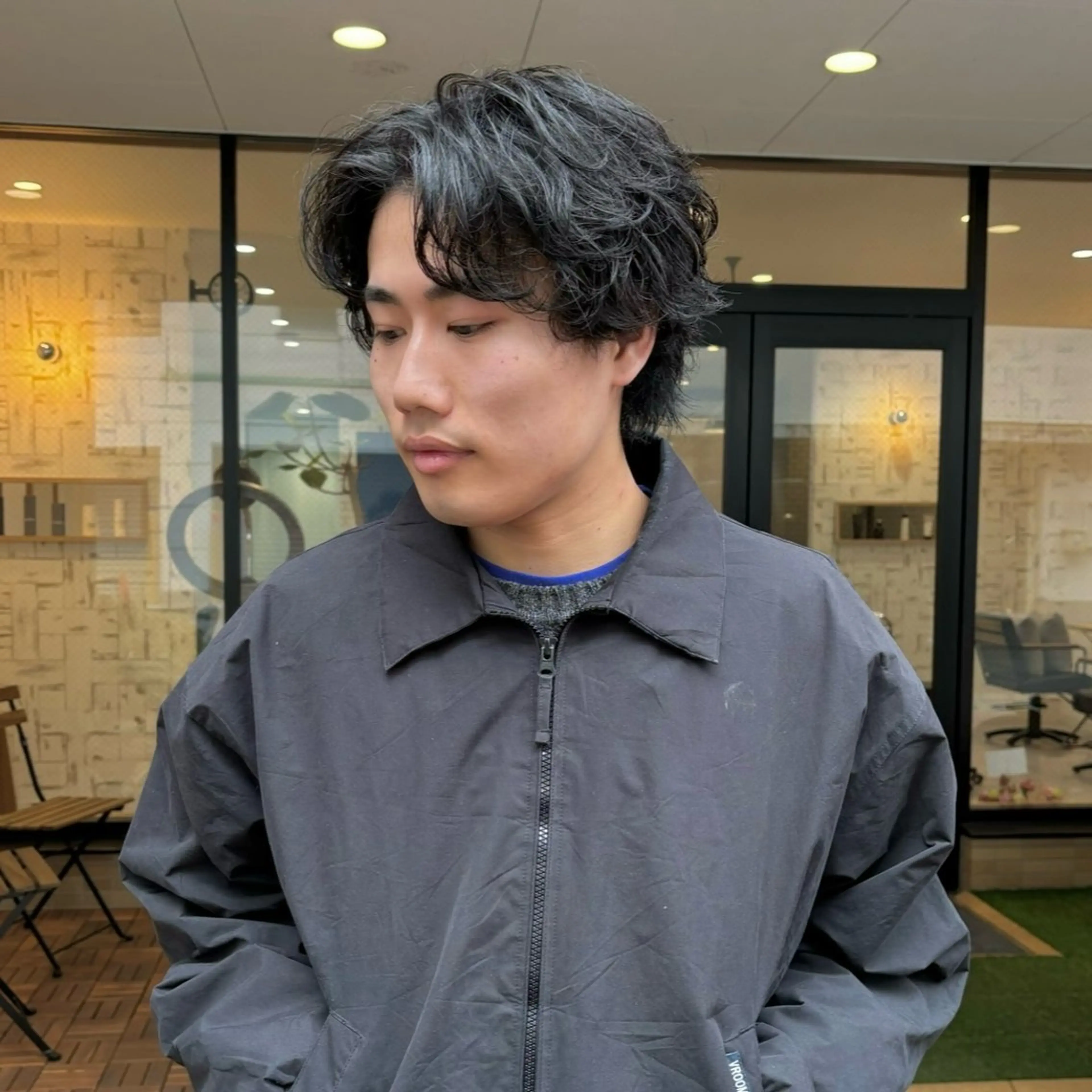 メンズ メンズパーマ メンズショート カット 【メンズショート 特化】村斎 伶次のヘアスタイル