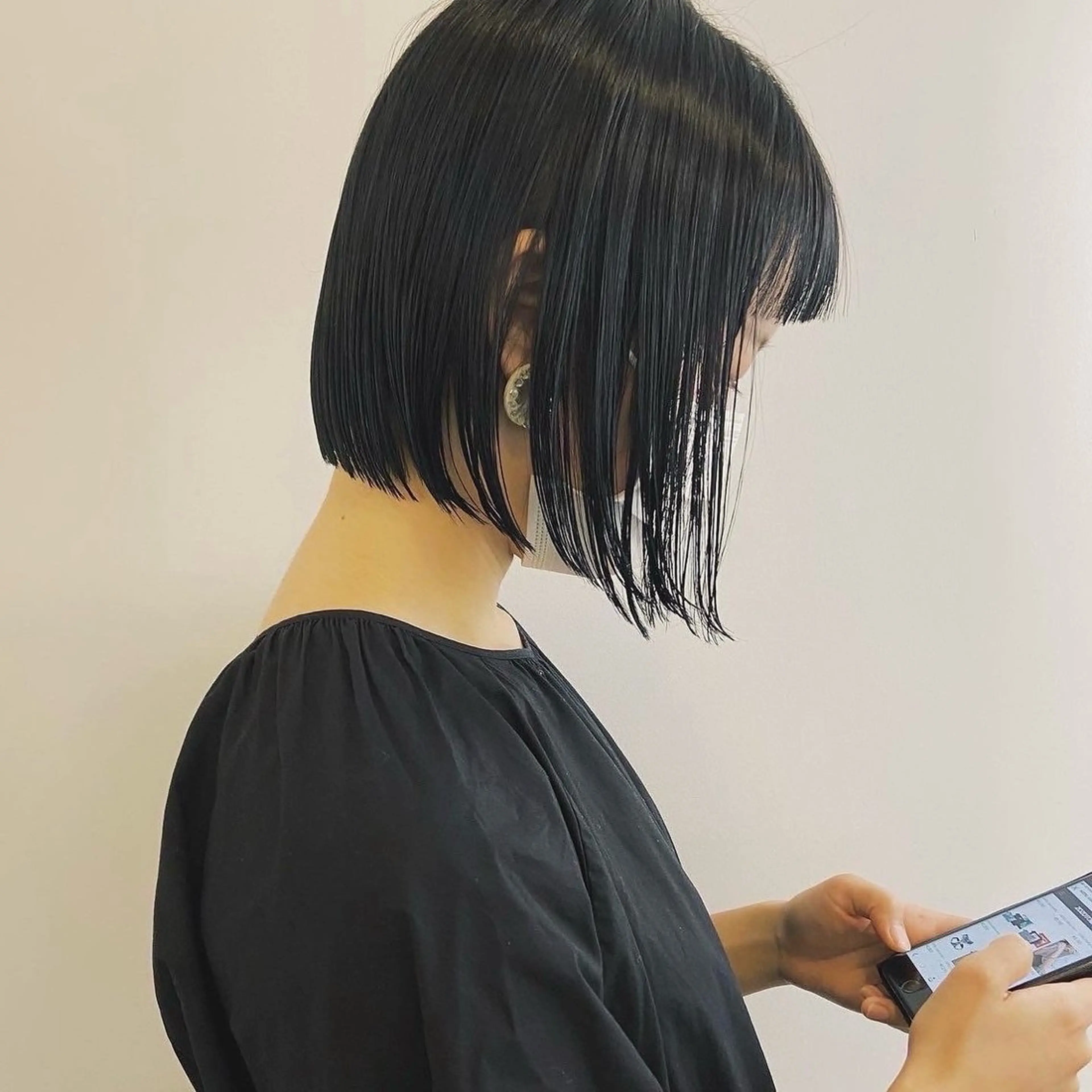 ミディアム ボブ 渋谷/原宿/メンズ/ コヤマトモヤのヘアスタイル