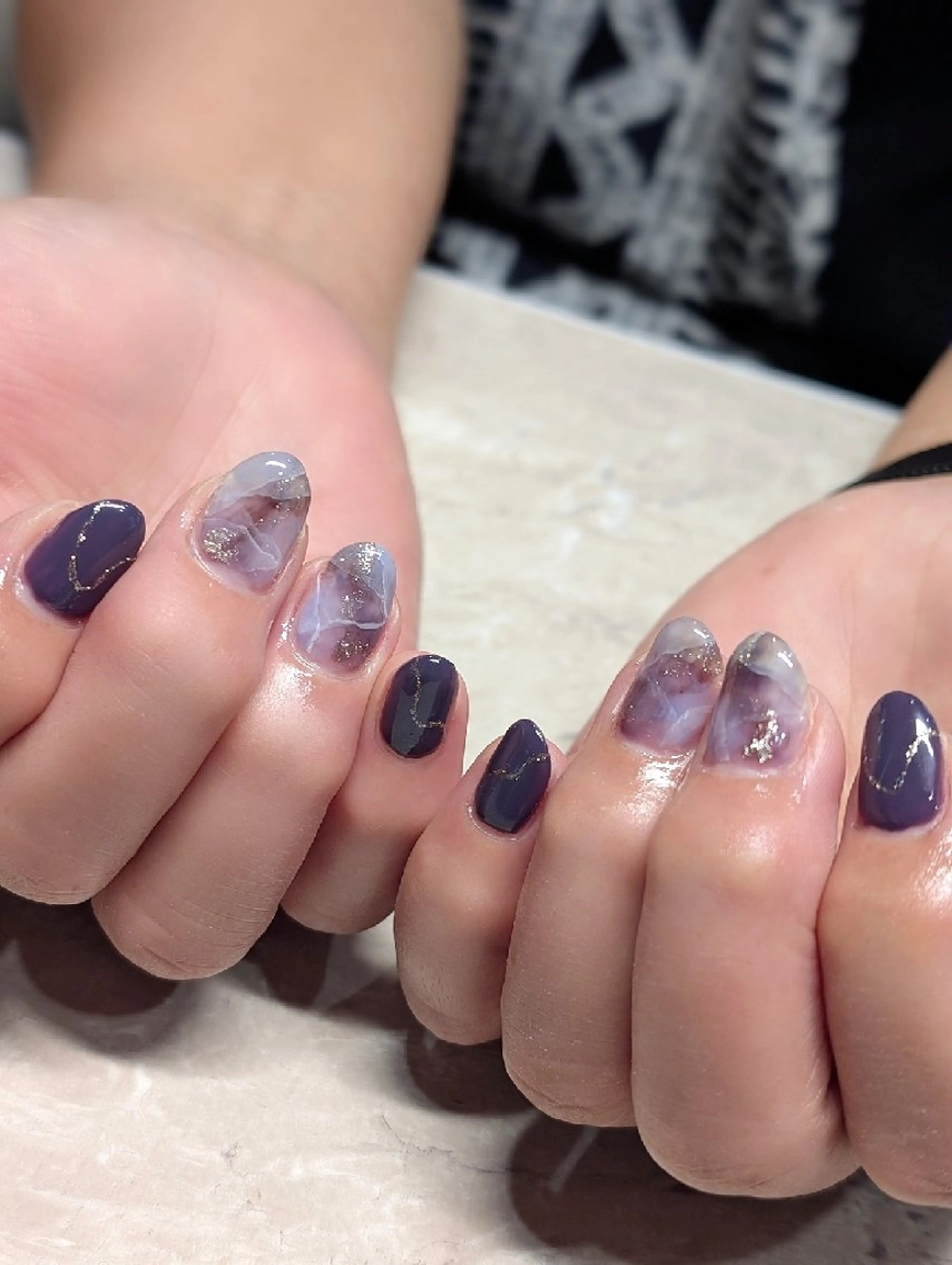 ネイル 大理石ネイル(マーブル) 8andyu nail♡のネイルデザイン