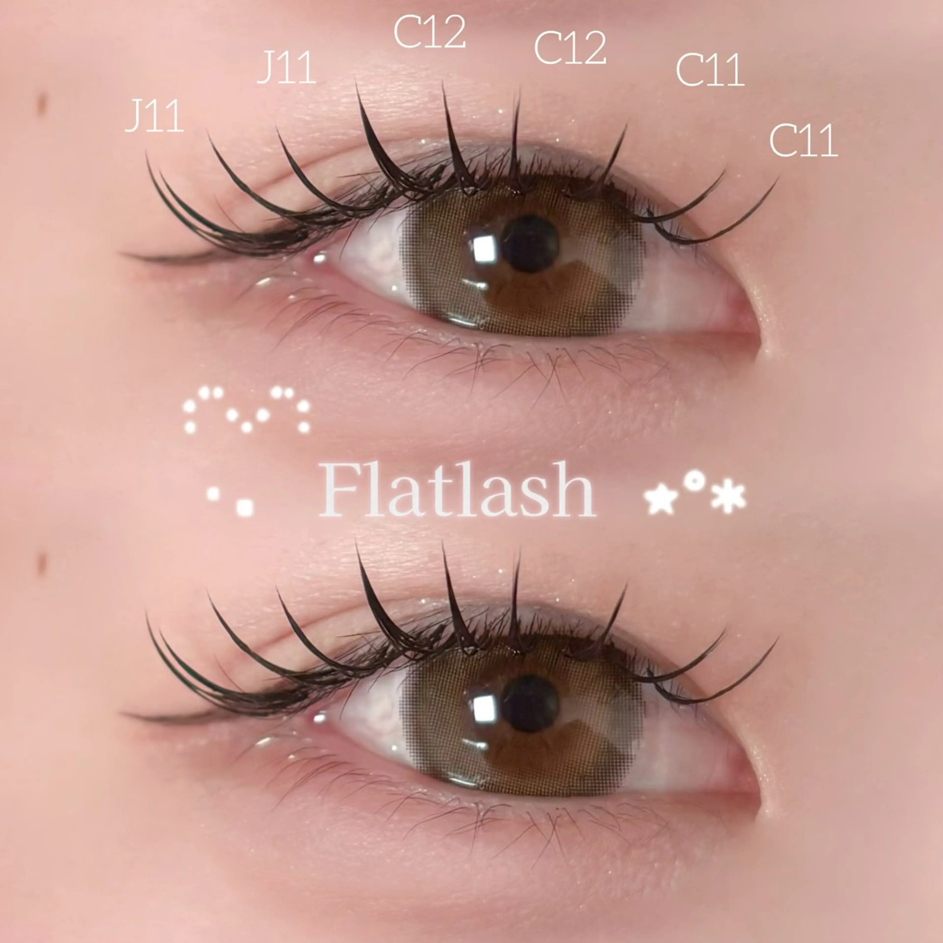 マツエク・マツパ フラットラッシュ マツエク 博多/束感まつ毛 🎀ナオ🎀のマツエク・マツパデザイン