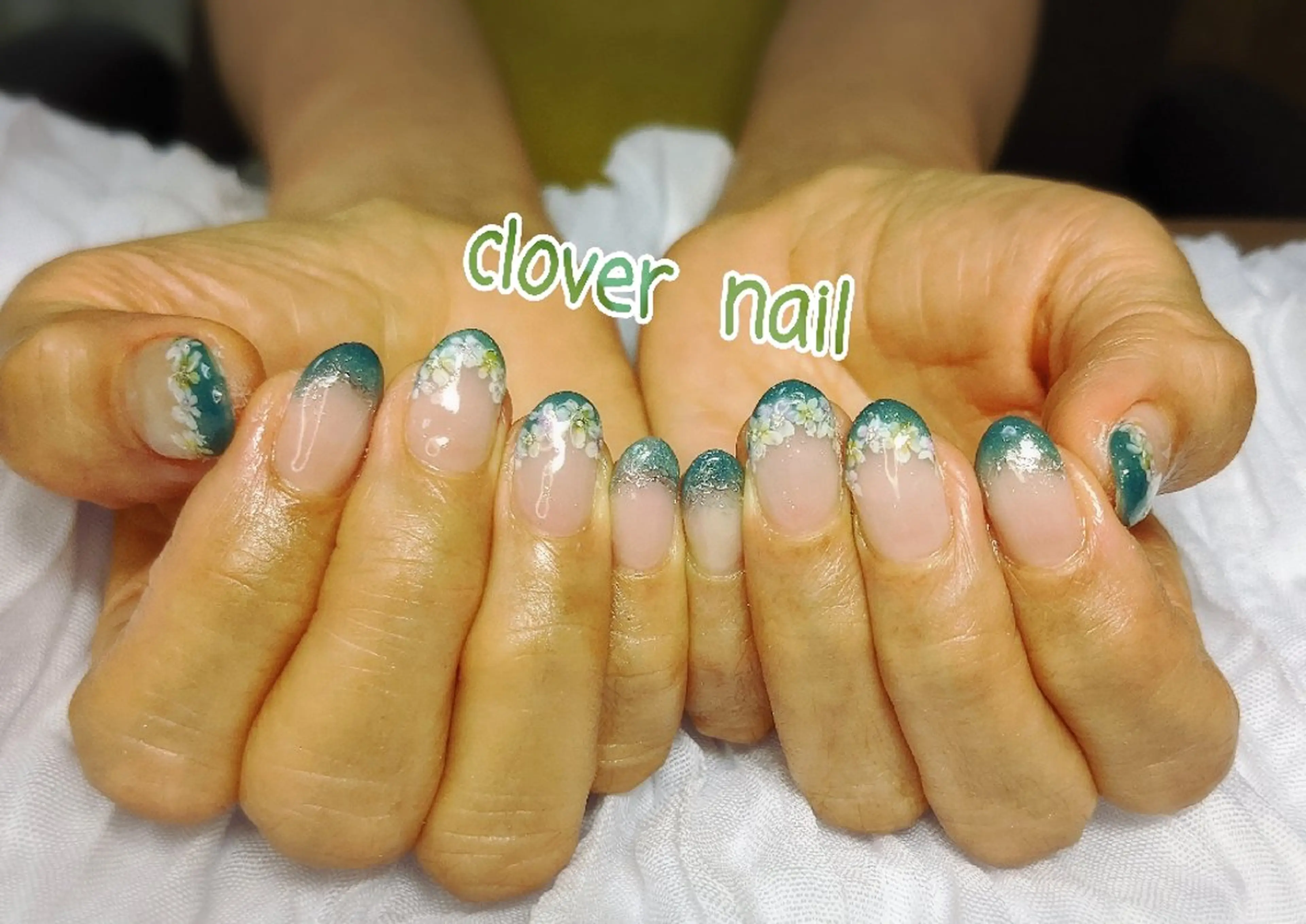 ネイル フラワーネイル ハンドネイル clover nailのネイルデザイン