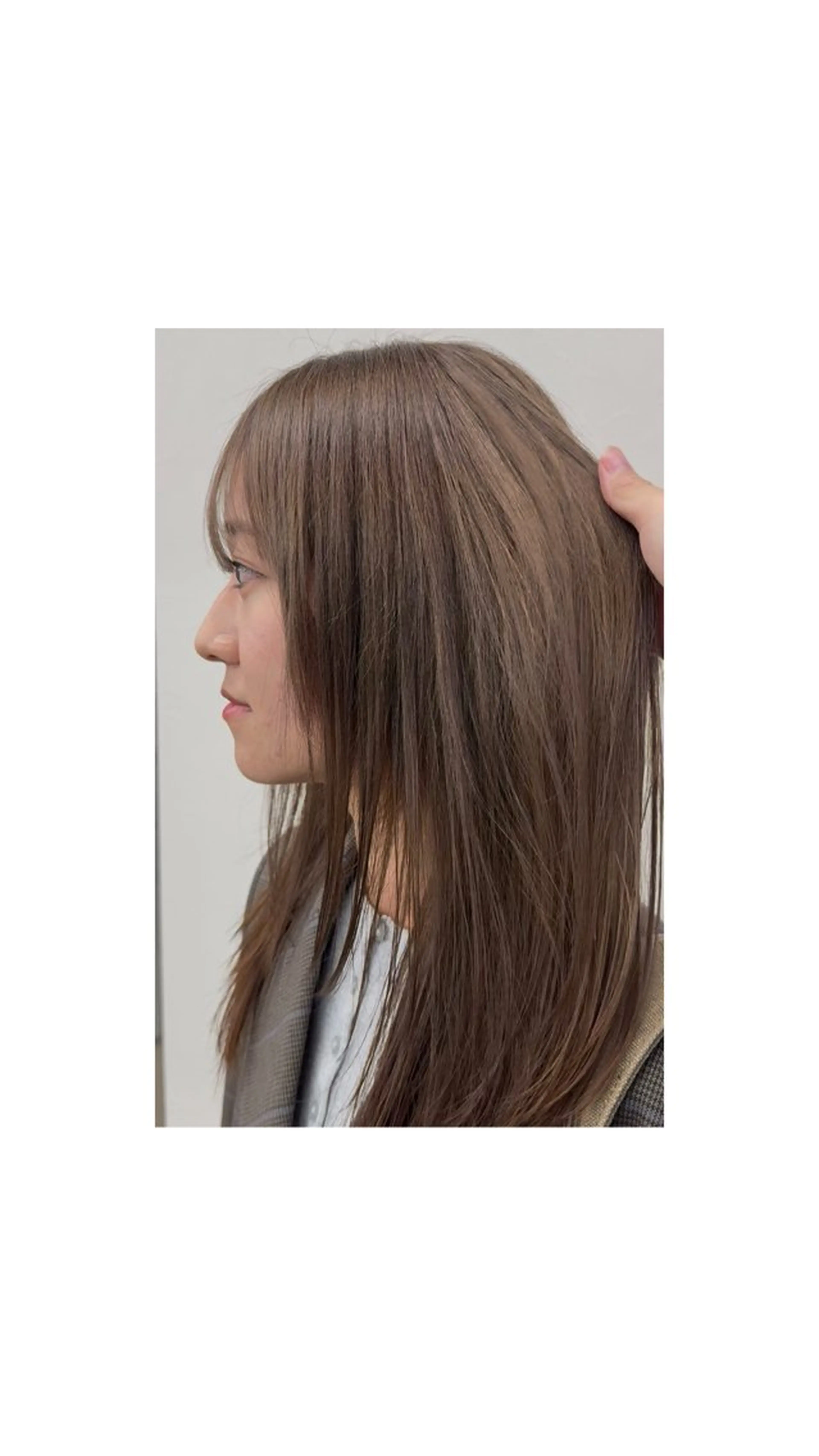 ロング ヘアカラー トリートメント 🎀うる艶モテ髪🎀 透明感/ユナのヘアスタイル