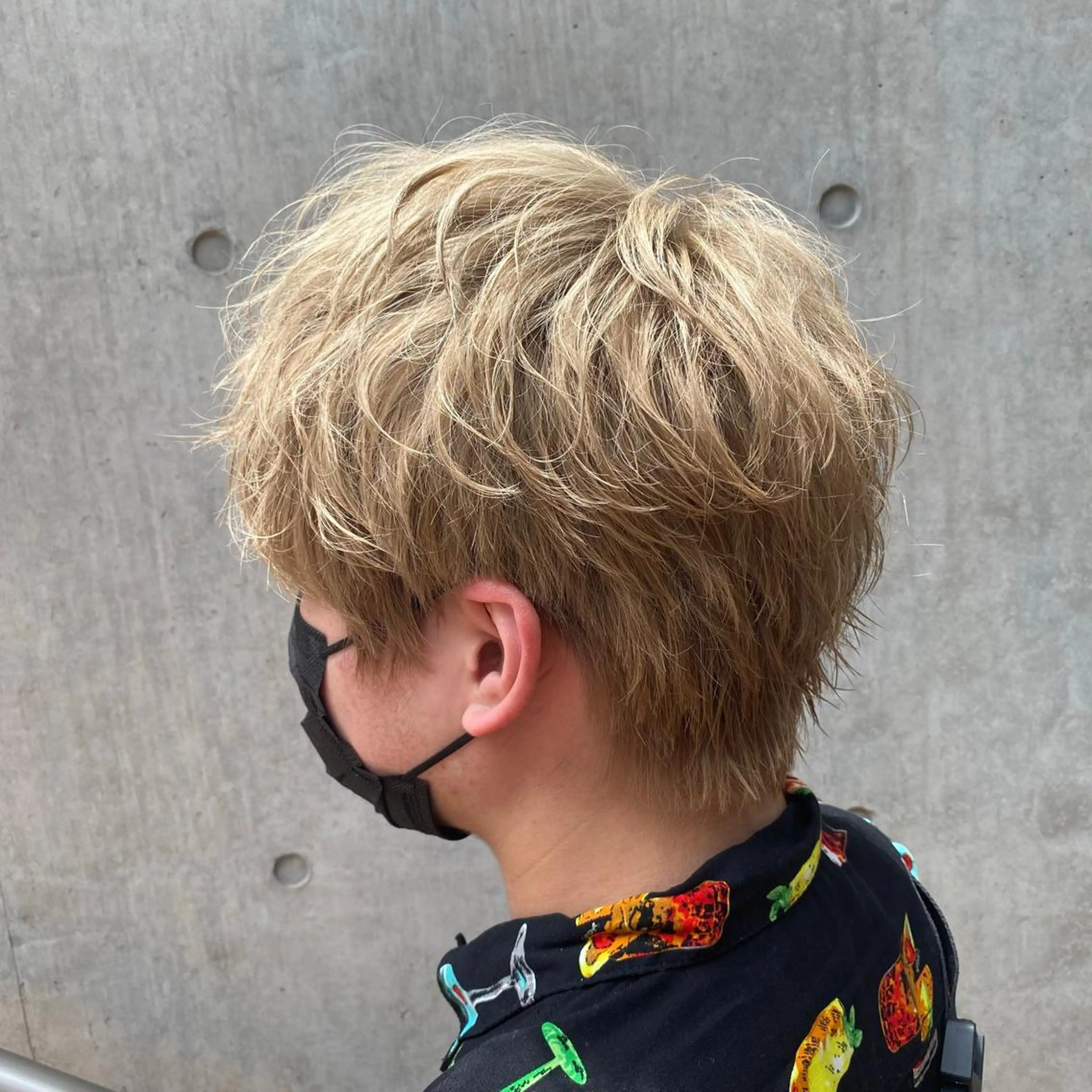 ショート カラー メンズ 梅田茶屋町メンズ 専門美容師 山元一平のヘアスタイル