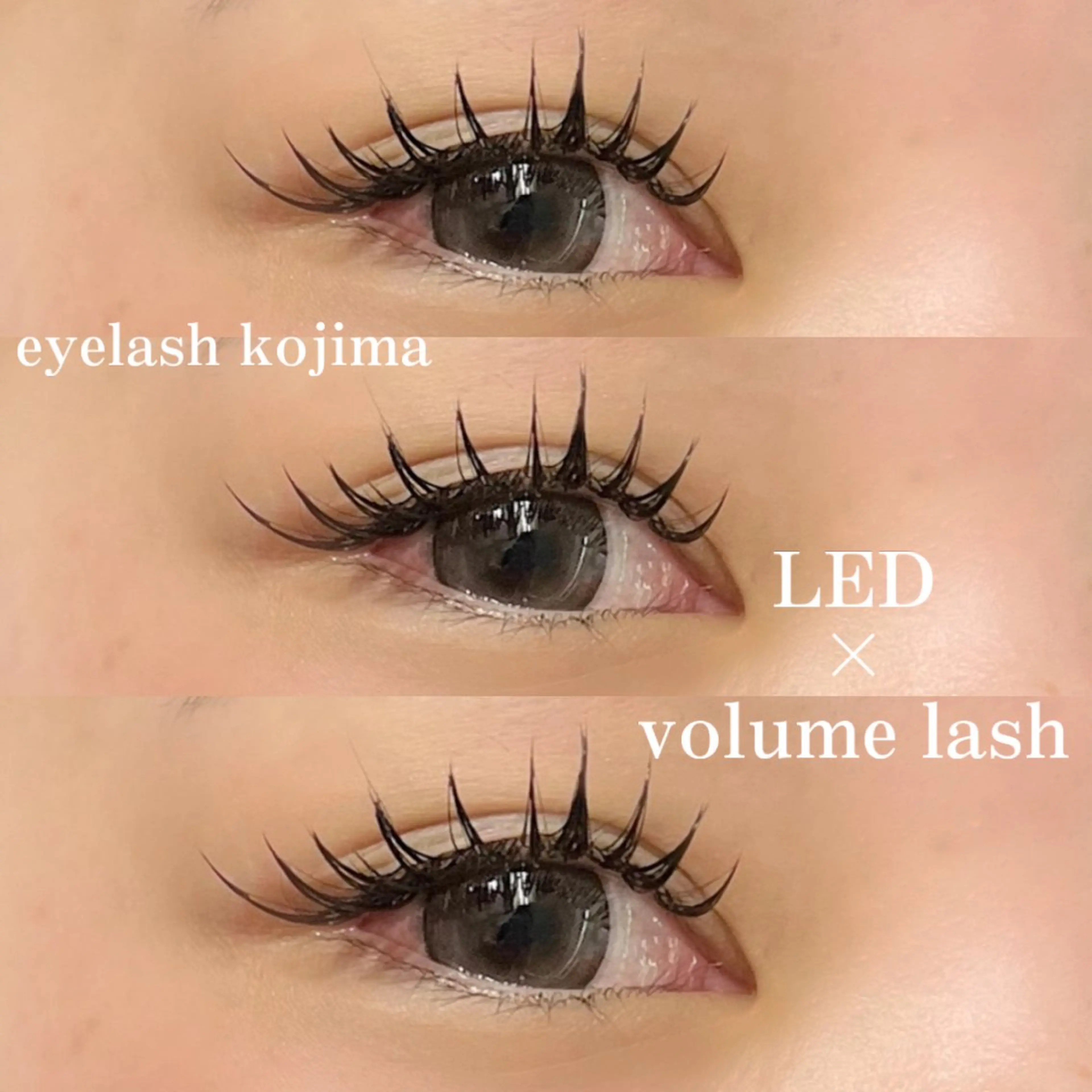 マツエク・マツパ ボリュームラッシュ Trinity eyelashのマツエク・マツパデザイン