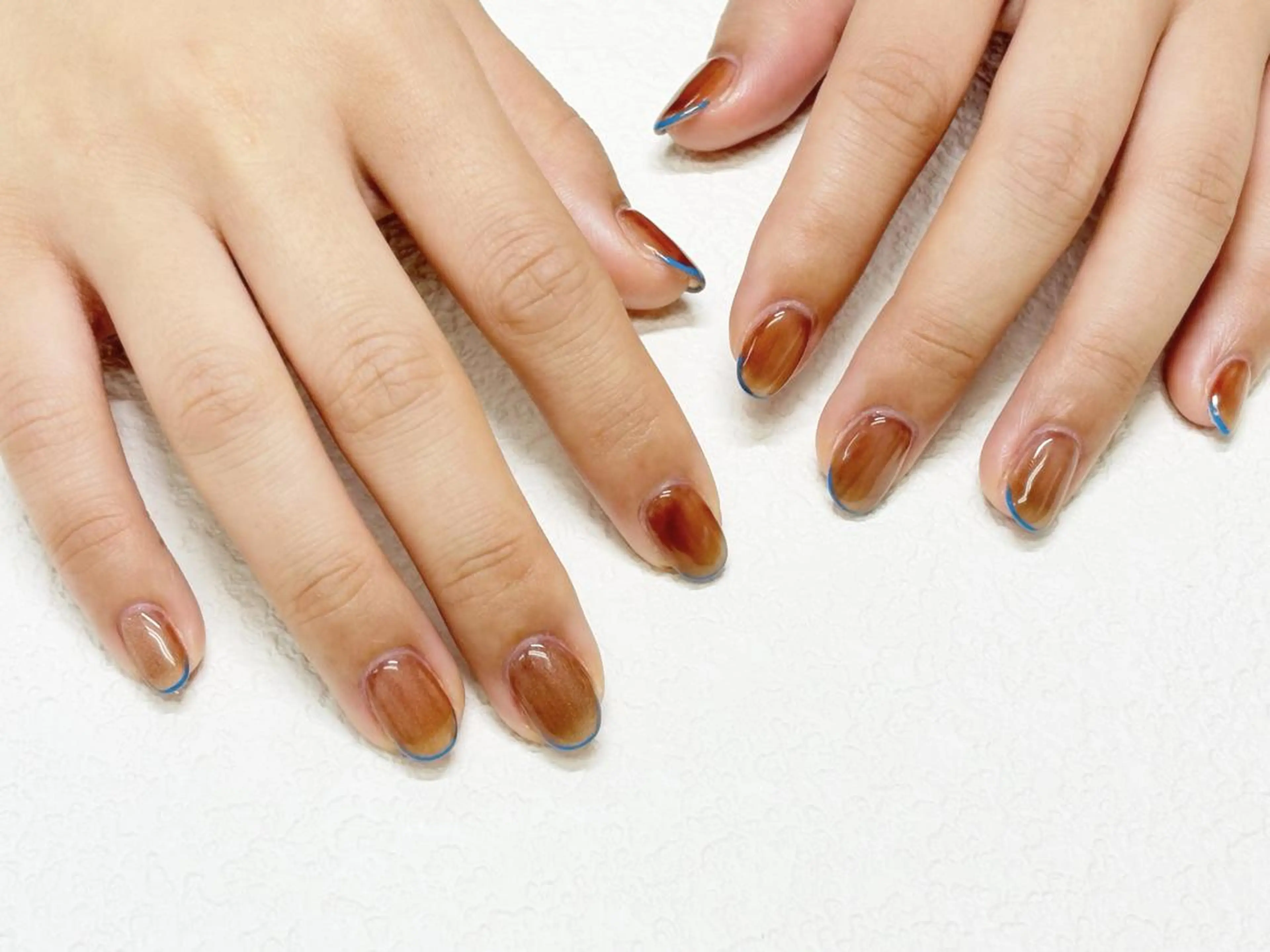 ネイル チークネイル 長さ出し フットネイル フレンチネイル ジェルネイル ハンドネイル リラネイル Aikenのネイルデザイン