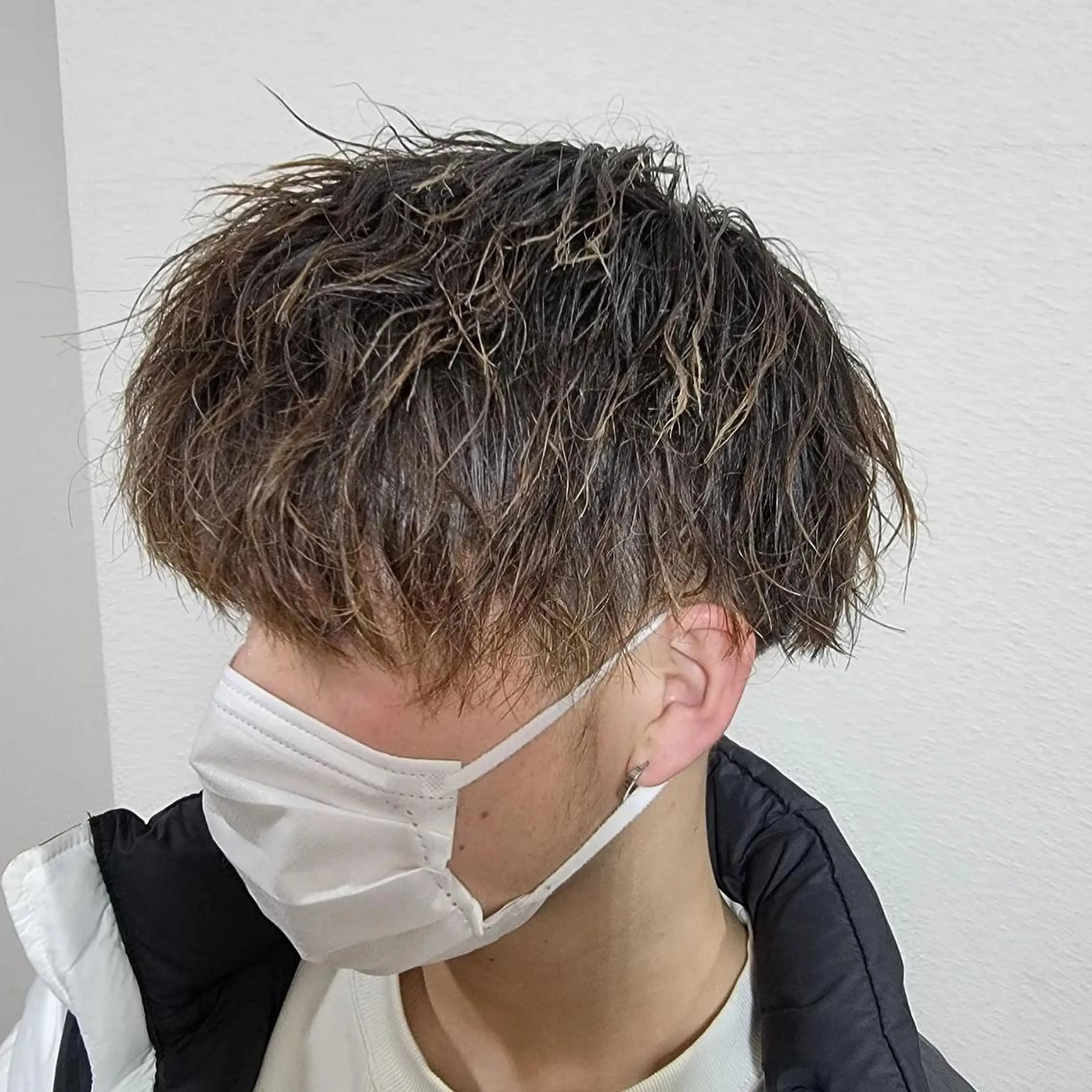 メンズ メンズパーマ 特殊パーマ 片山恭兵のヘアスタイル