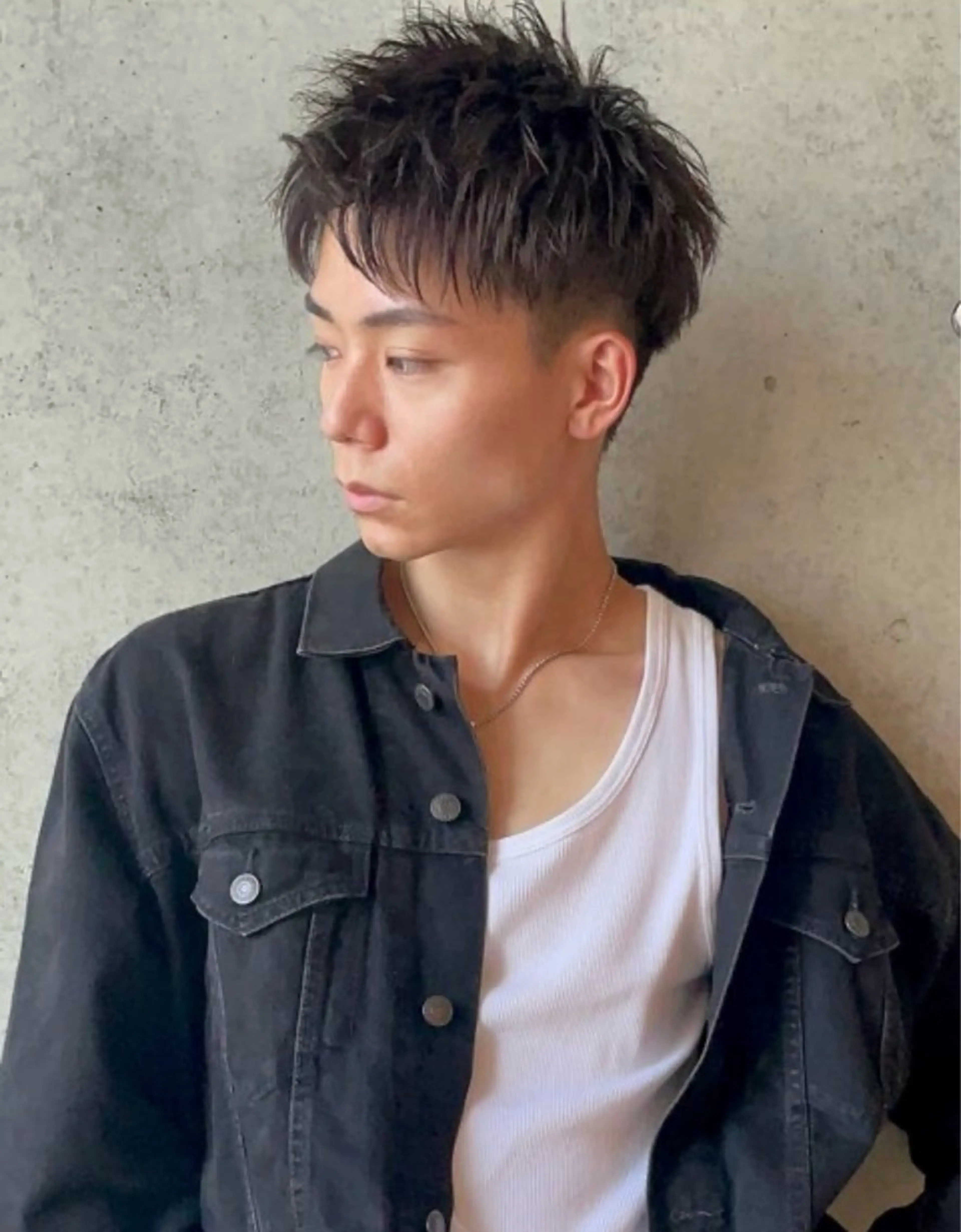 ショート パーマ メンズ カット トリートメント ヘッドスパ 【メンズ専門】名駅 /パーマ/髪質改善のヘアスタイル