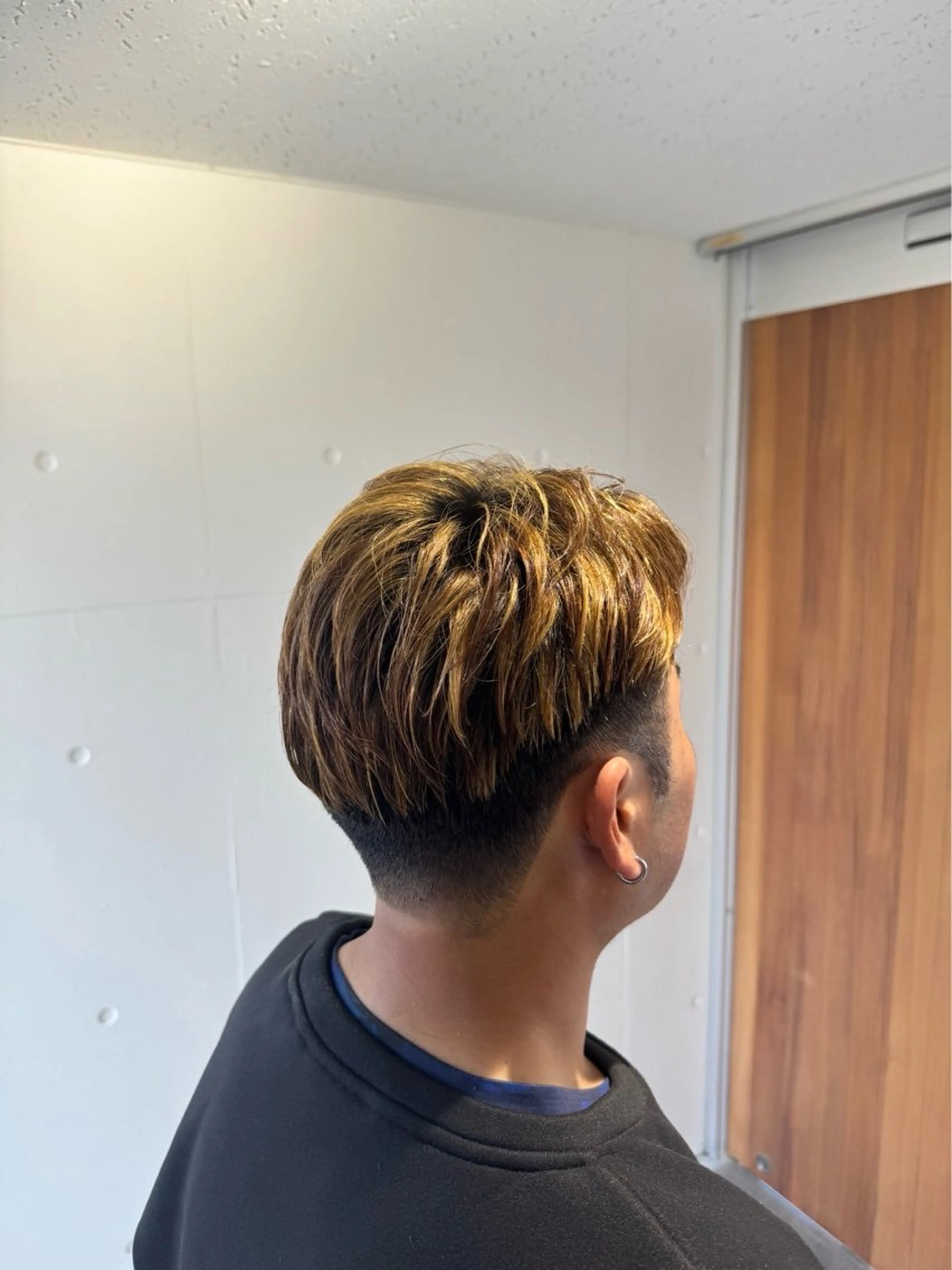 ショート カラー メンズ カノエ出雲店 水上海輝のヘアスタイル