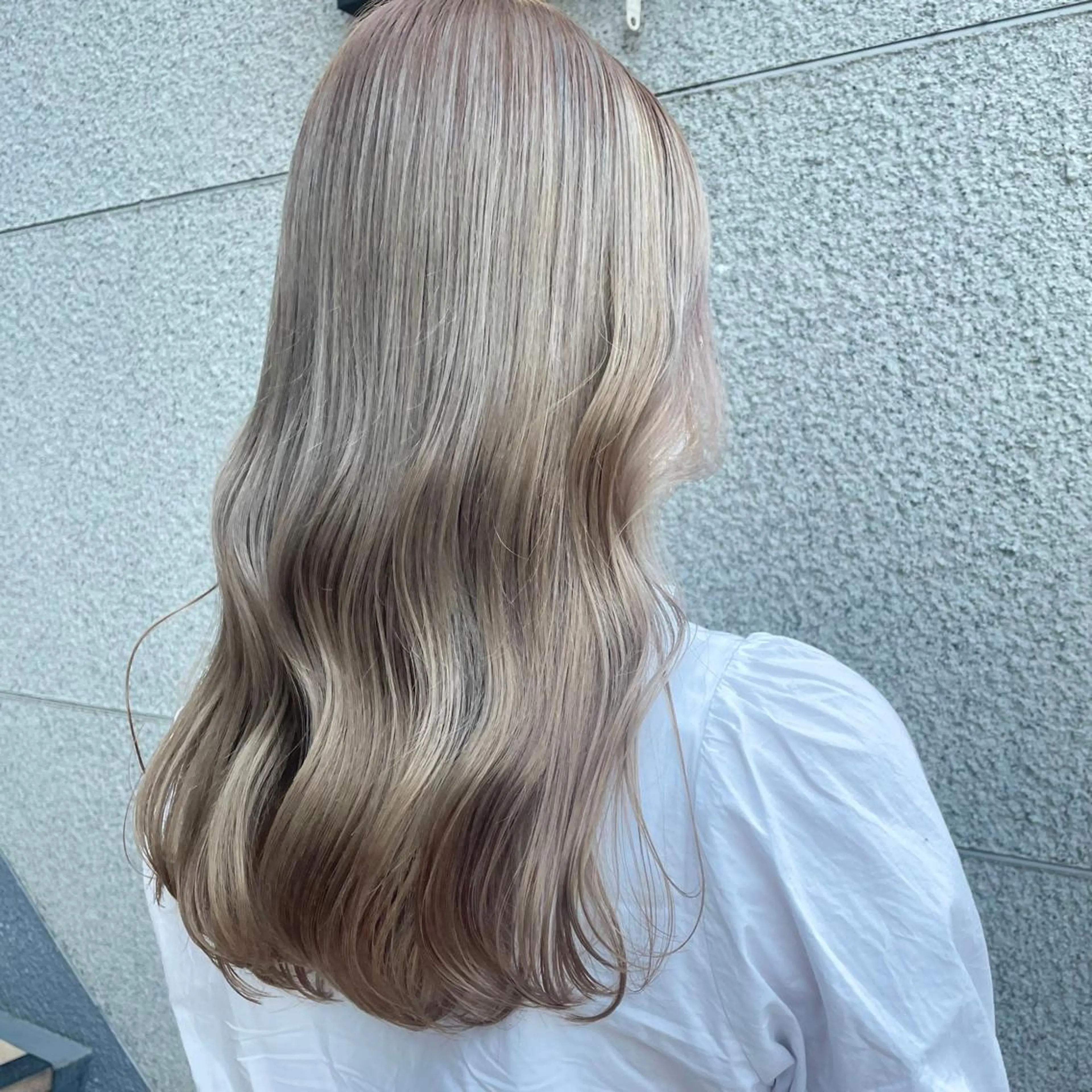 ロング カラー ヘアカラー トリートメント ザクザクレイヤー 🍀/ブリーチ/小田のヘアスタイル