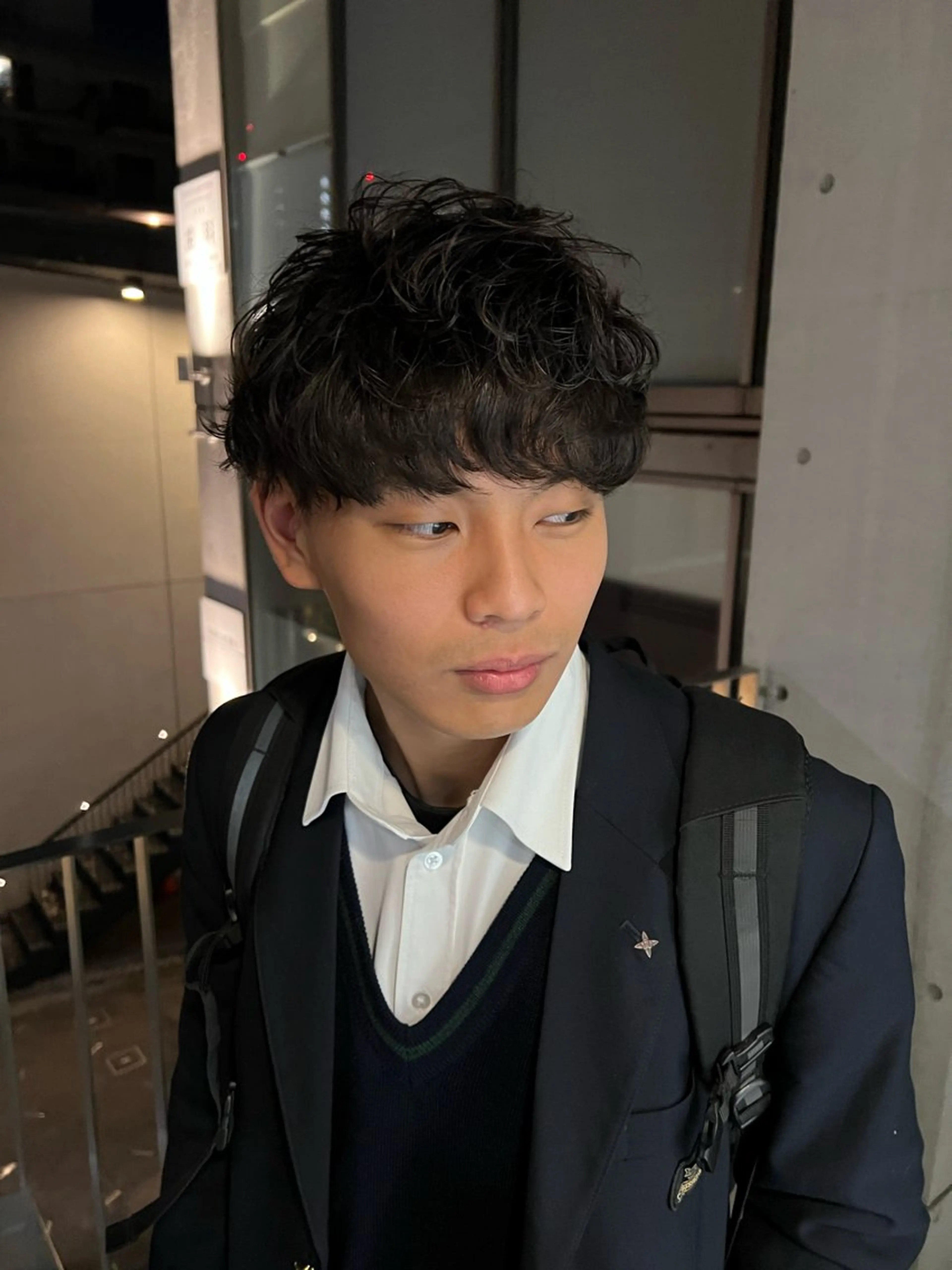 ショート パーマ メンズ マッシュ メンズパーマ Tycann(タイカーン)所属・【メンズ特化】 友希のヘアスタイル