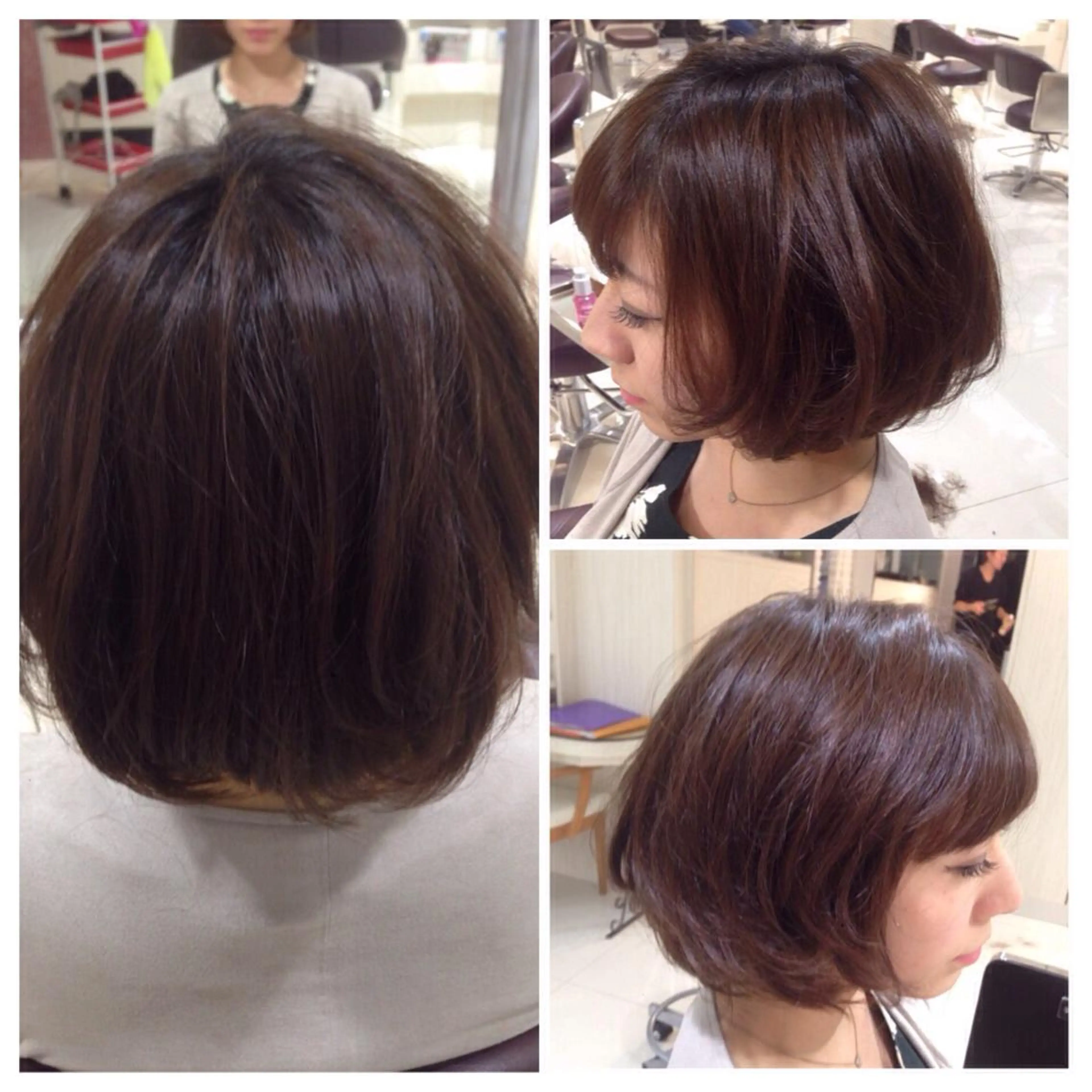 ミディアム セミロング ボブ ✨艶髪✨透明感✨ 山内大樹のヘアスタイル