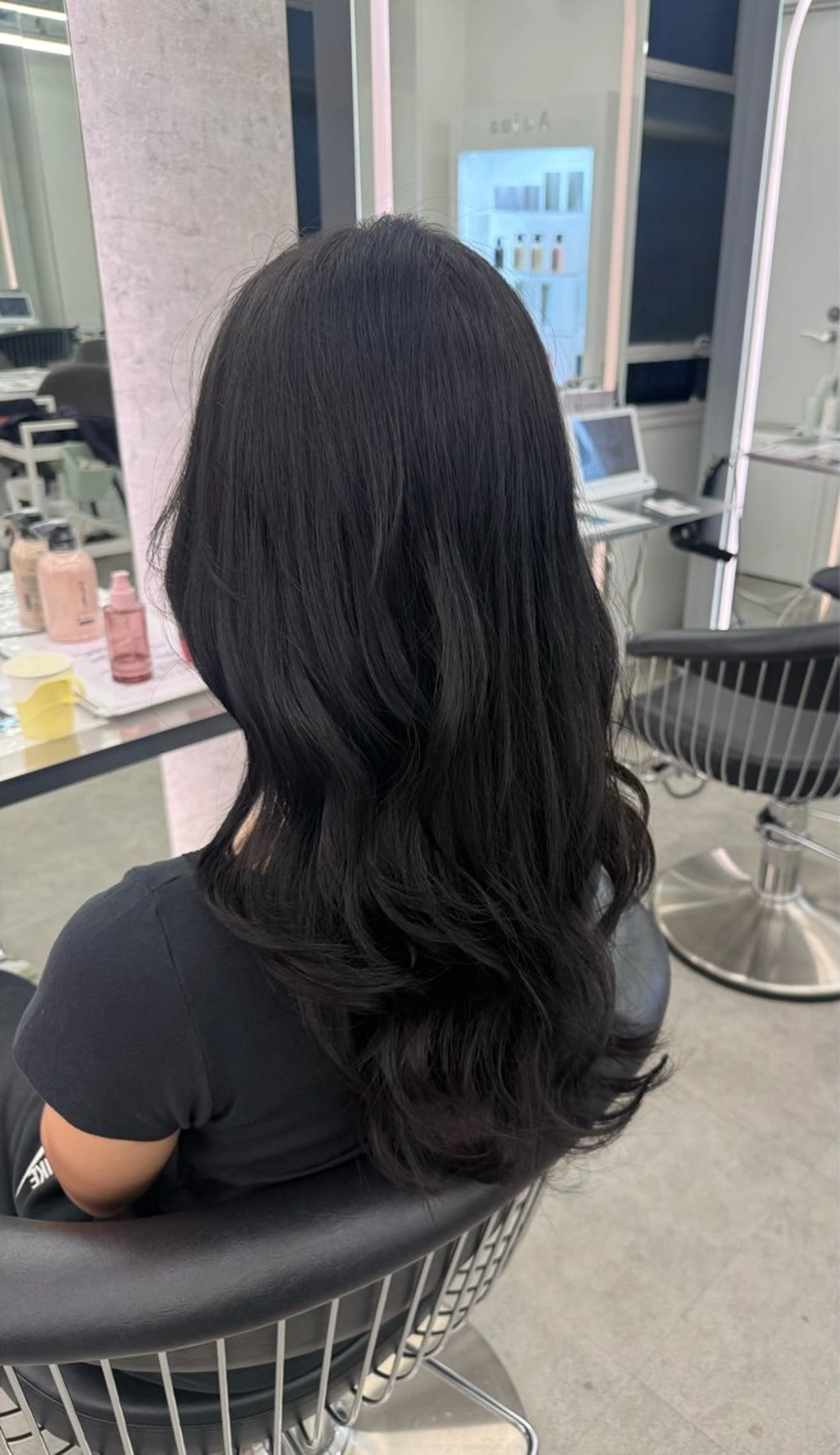 ロング ヘアカラー トリートメント 中野 光瑠のヘアスタイル