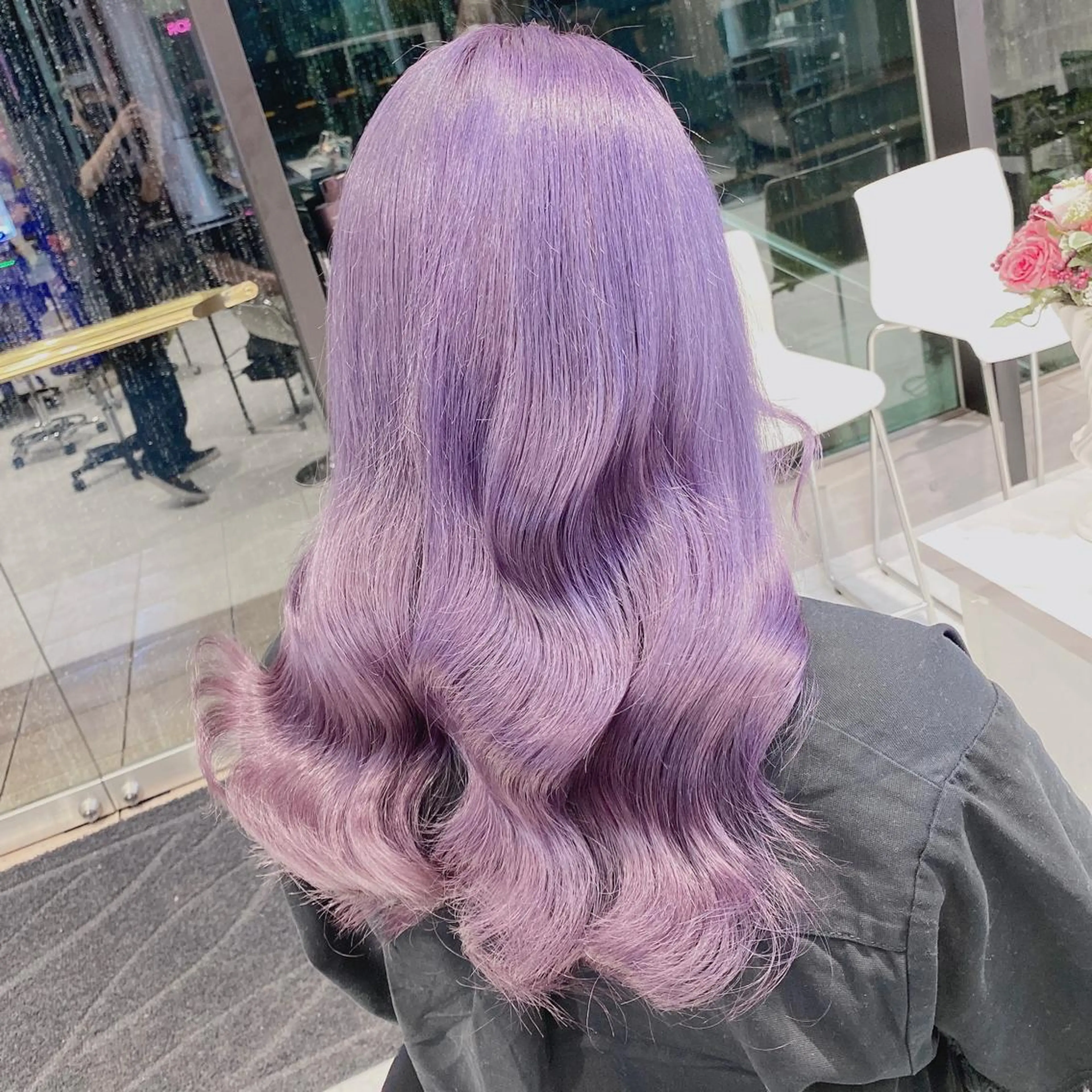 ミディアム カラー ヘアアレンジ メンズ キッズ マツエク・マツパ ハイトーン美容師 MASATOのヘアスタイル