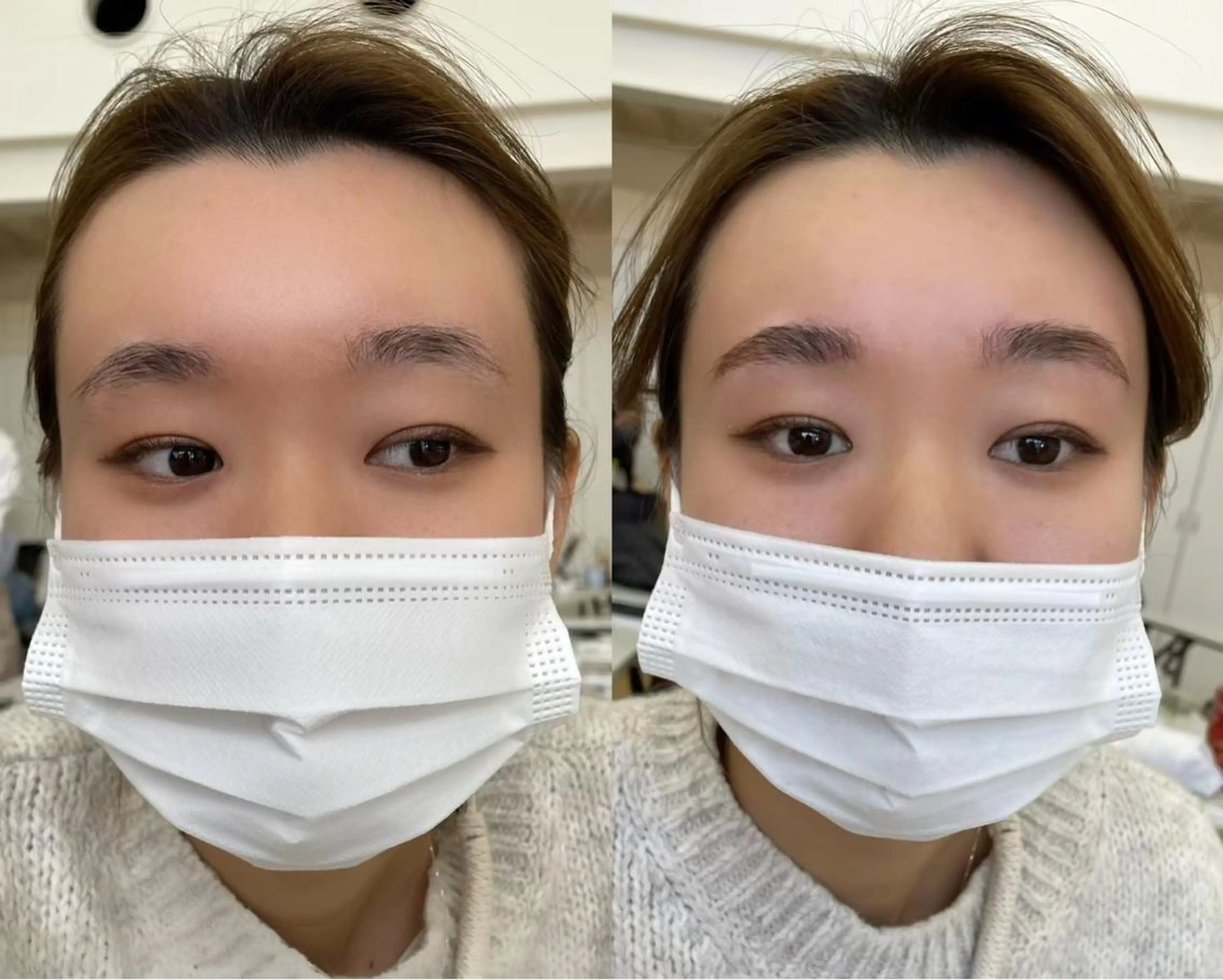 アイブロウ 暖色カラー /ヘアアレンジ/花鈴のヘアスタイル