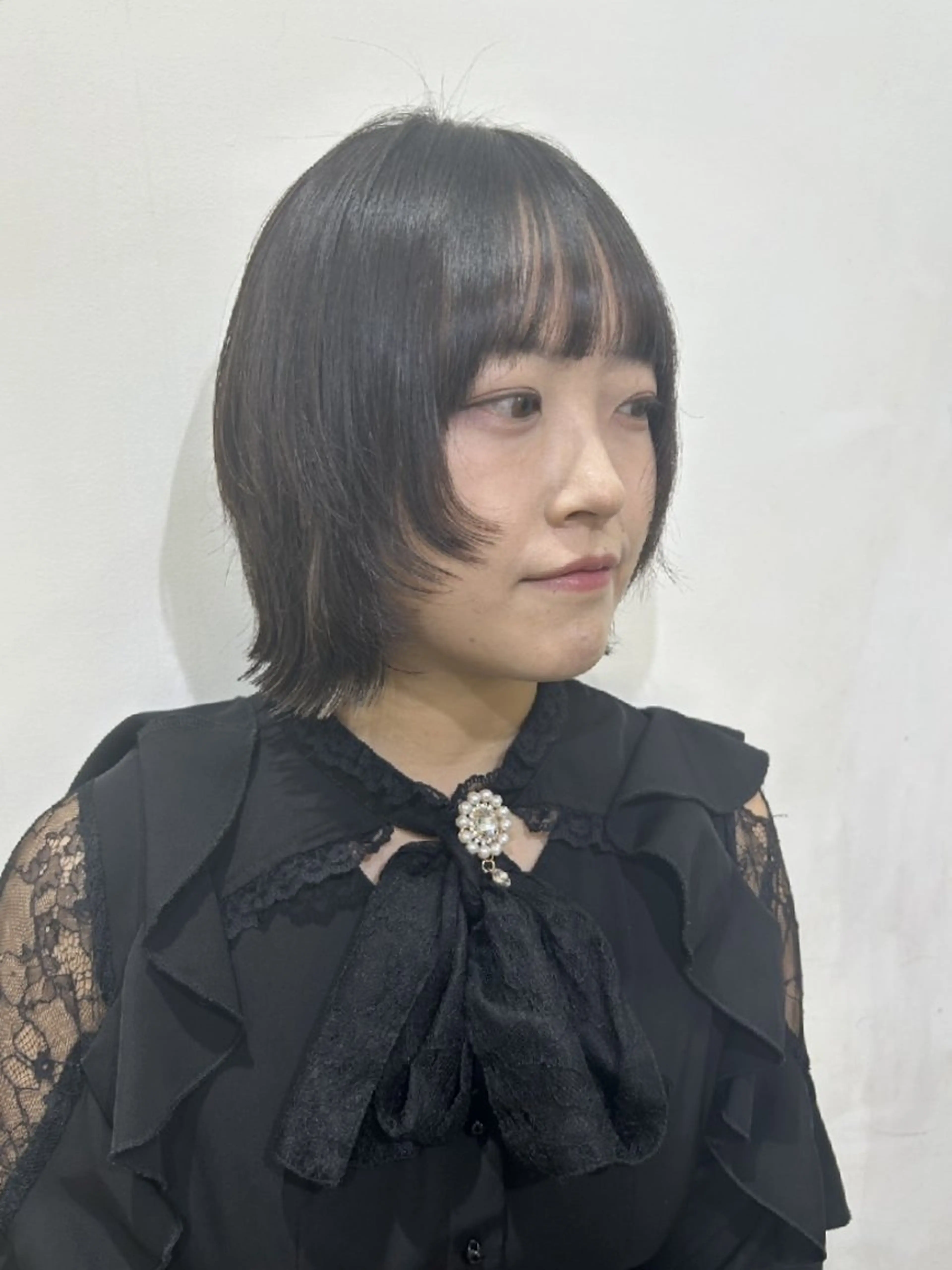 ショート ボブ 外ハネヘア カット トリートメント ボブ人気No,1✨ TAME副店長のヘアスタイル