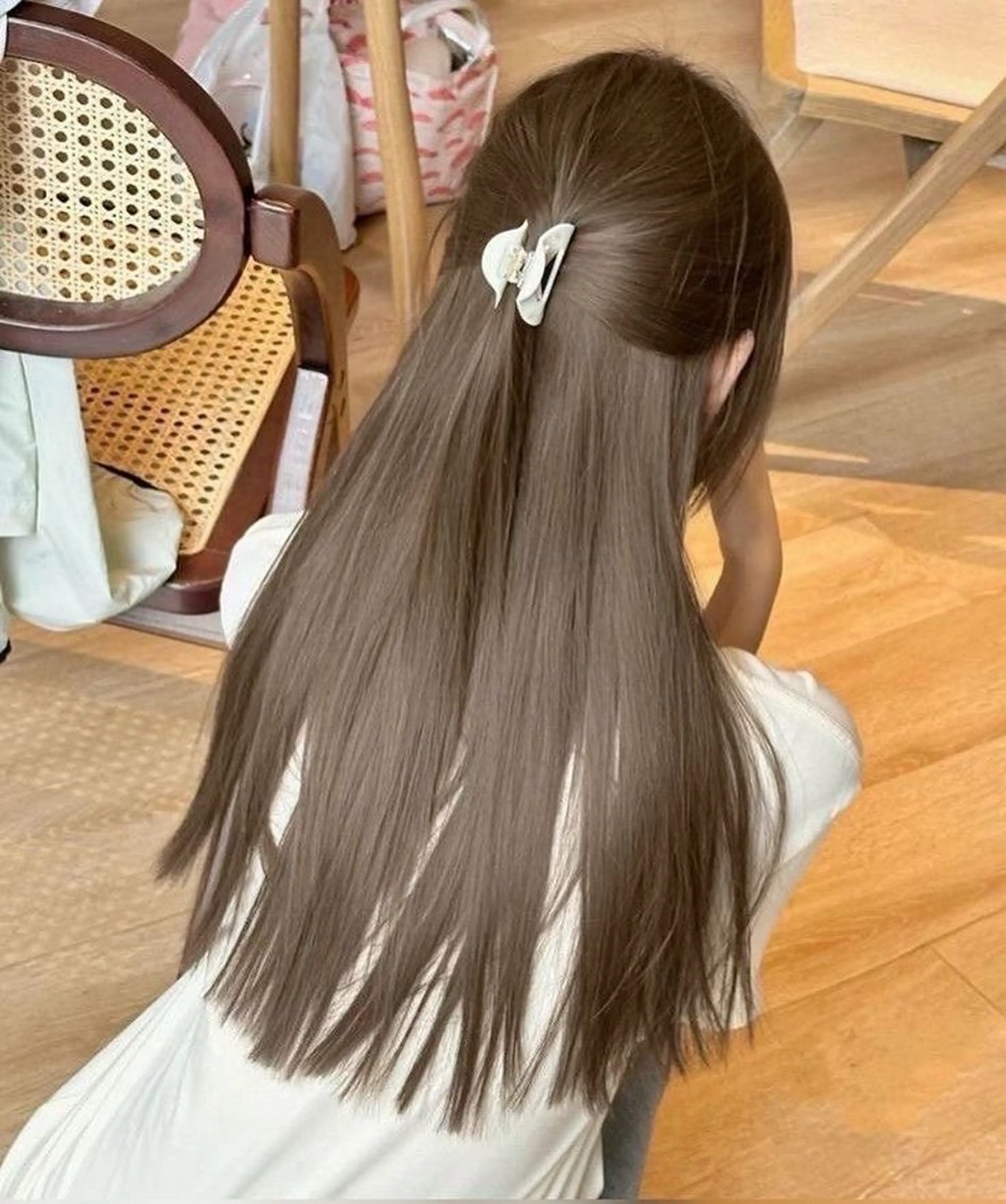 ロング 縮毛矯正 トリートメント ダブルカラー髪質改善 /Annaのヘアスタイル