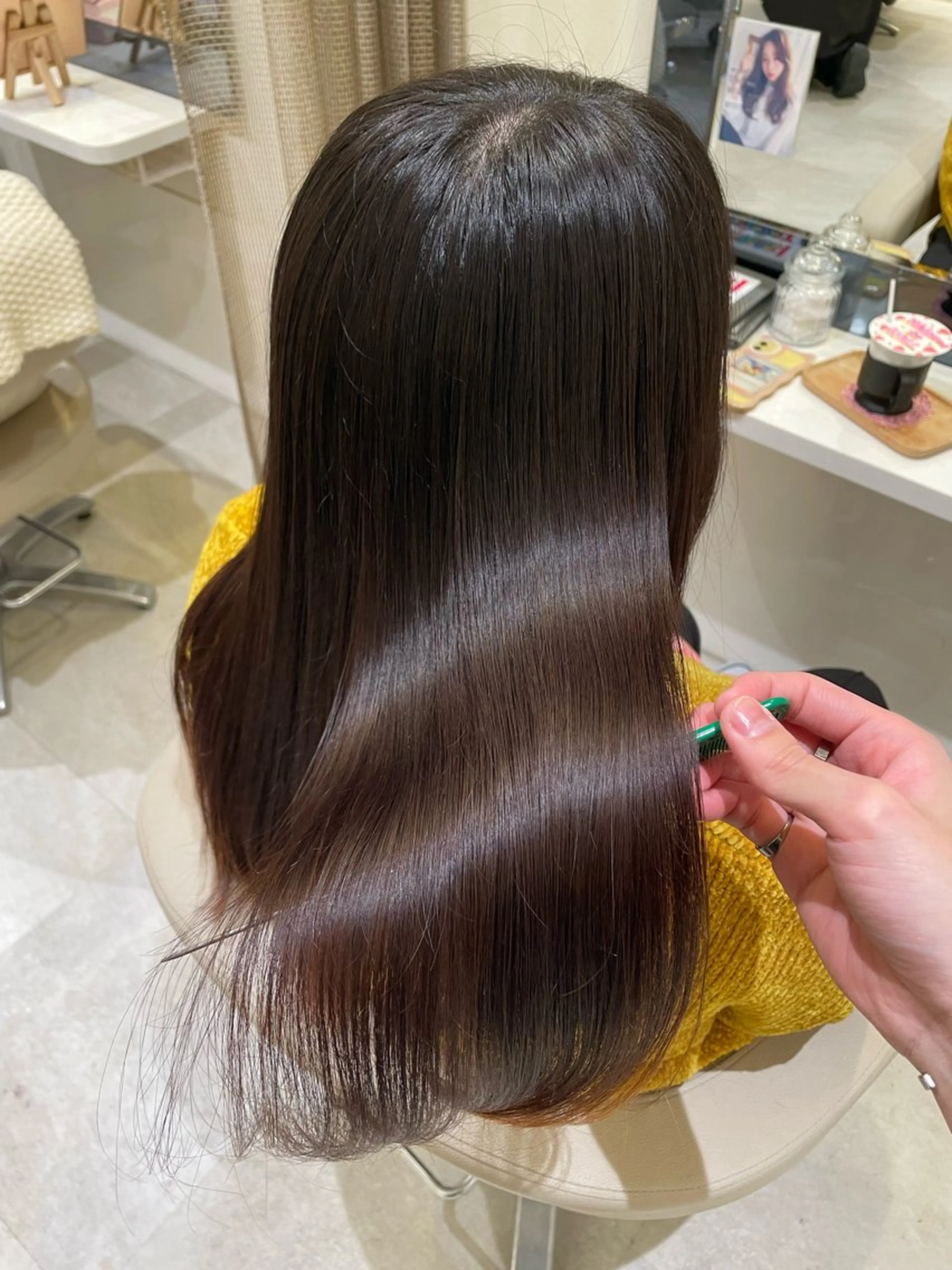 ロング トリートメント 髪質改善・縮毛矯正 濱　泰賀のヘアスタイル