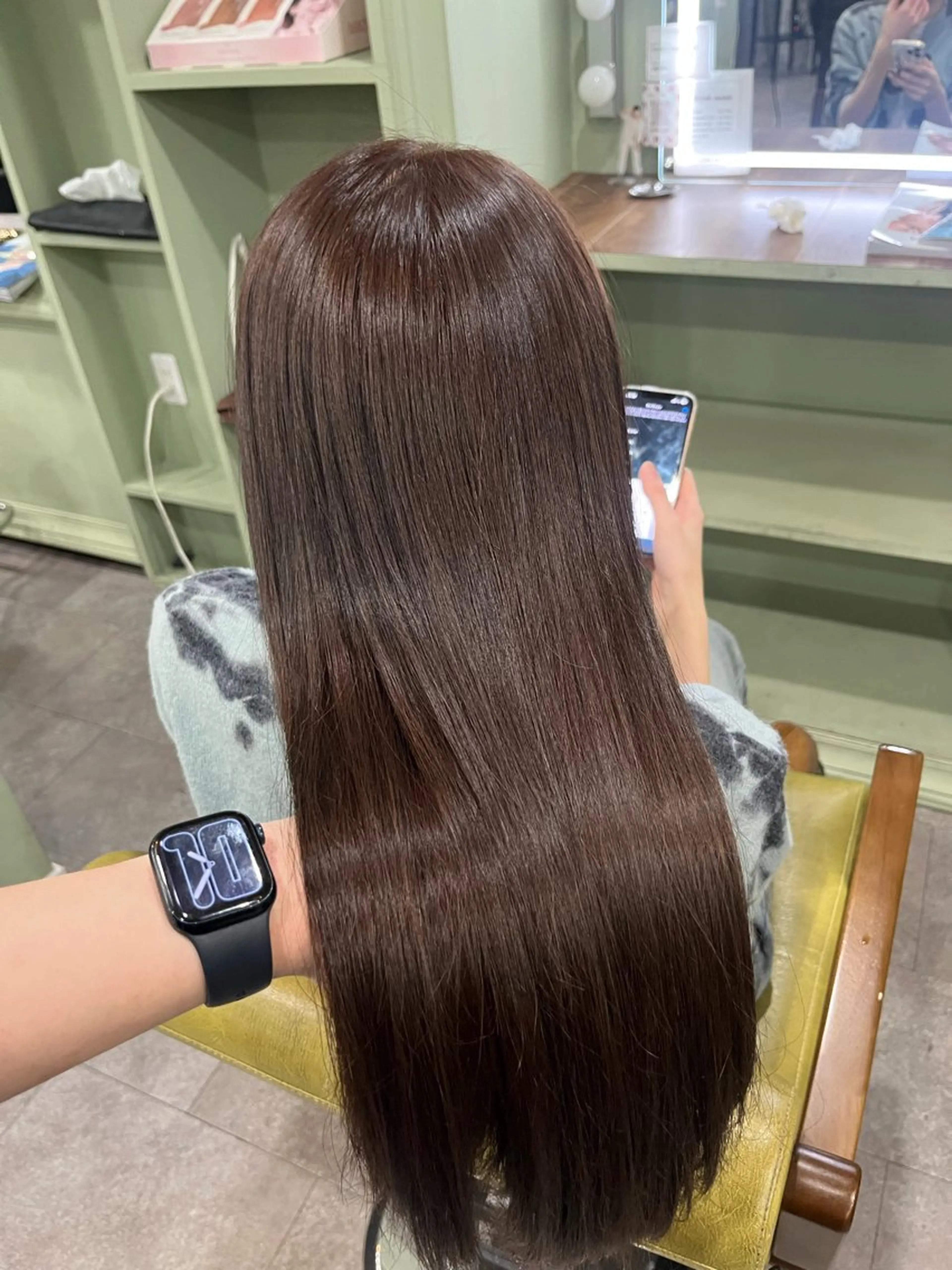 カラー AYANE ◝✩韓国ヘアのヘアスタイル