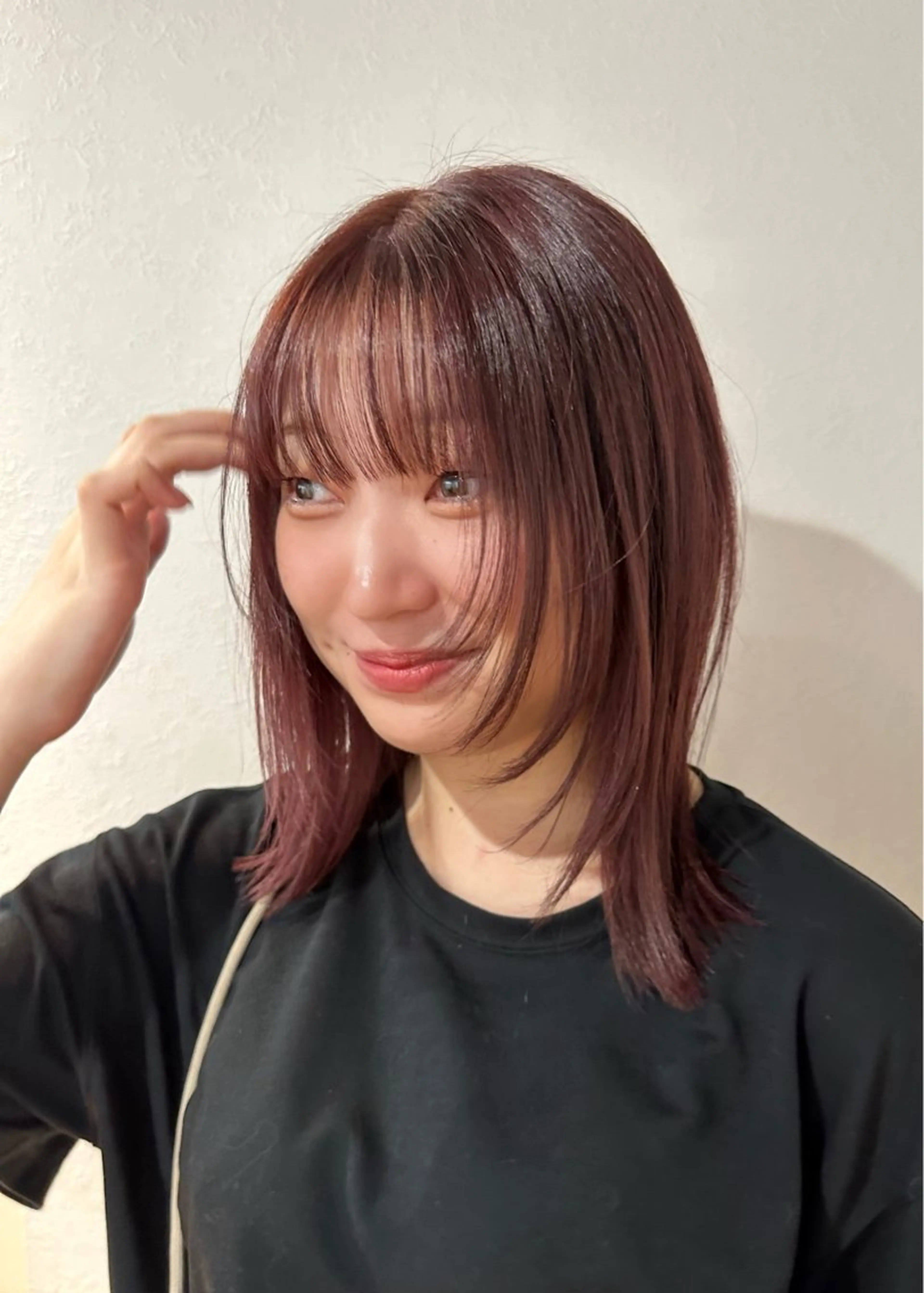 ミディアム カラー カット ヘアカラー トリートメント TRENCH　相澤 果歩のヘアスタイル